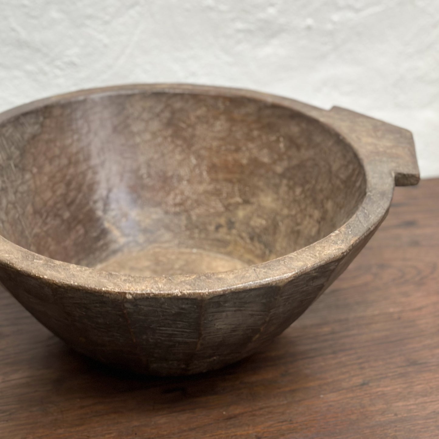 Carved Timber Chapati Bowl