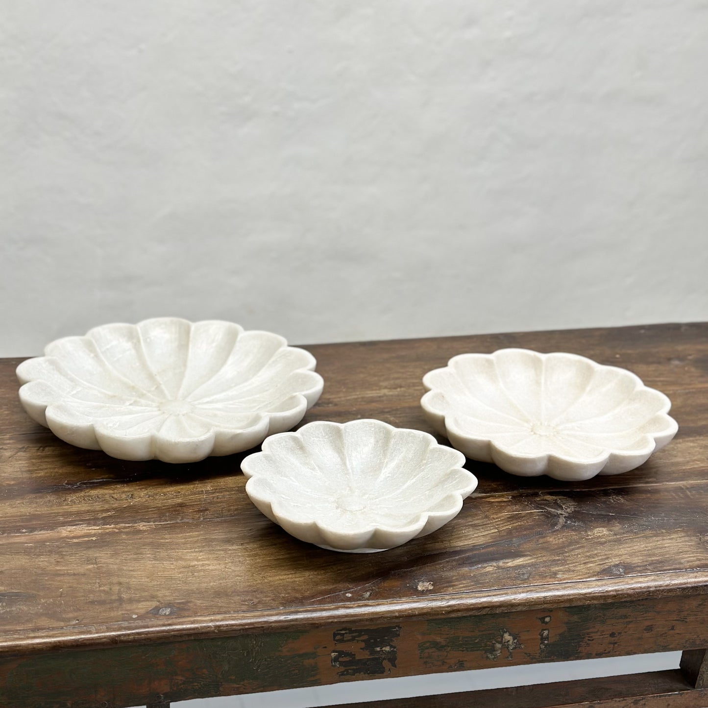 Indian-White-Solid-Marble-Lotus-Flower-Plate-Carved-Dish