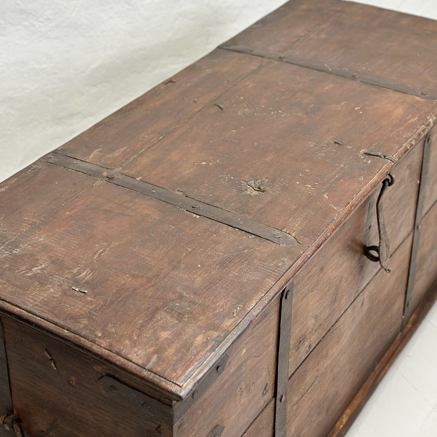 Vintage Trunk with Iron Detail