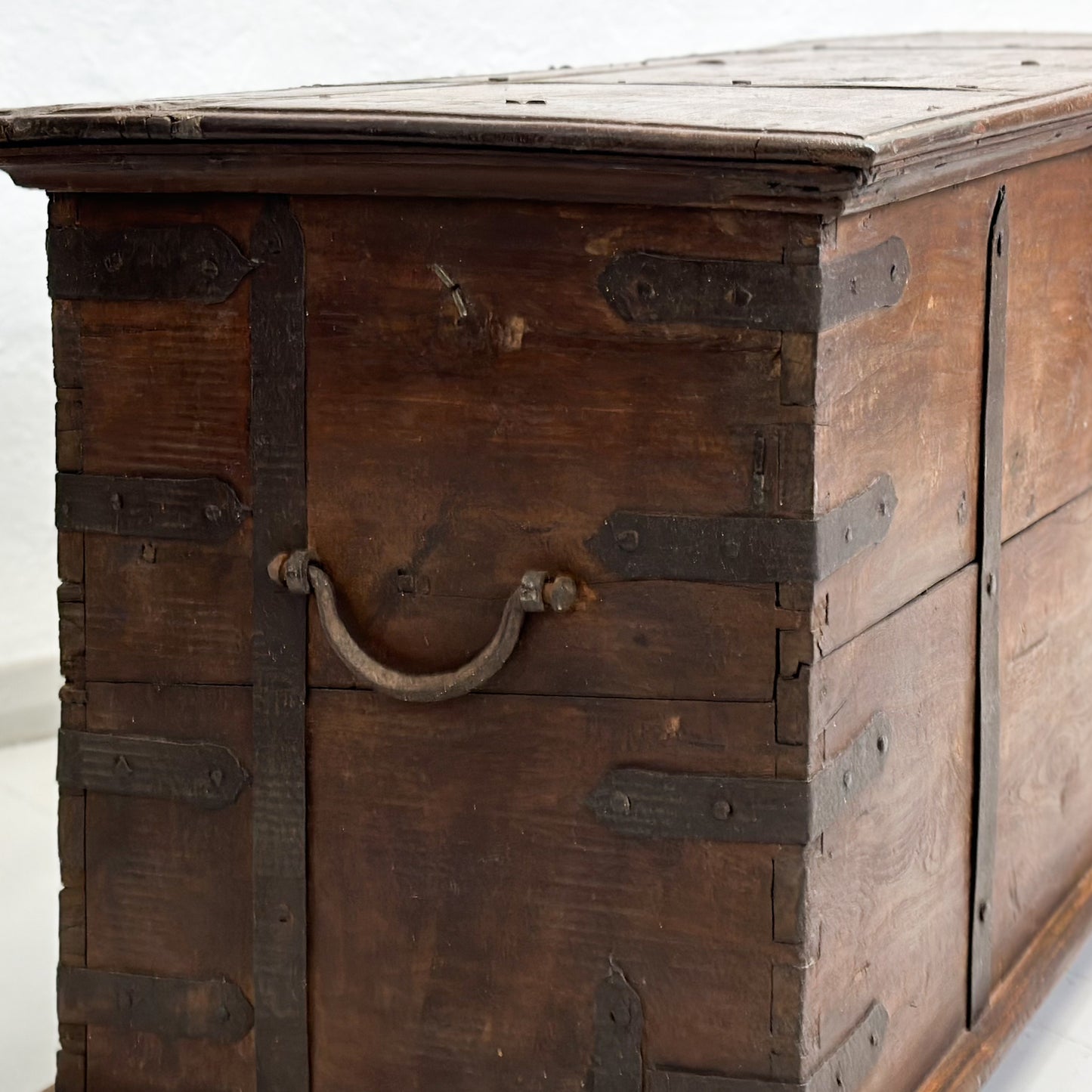 Vintage Trunk with Iron Detail