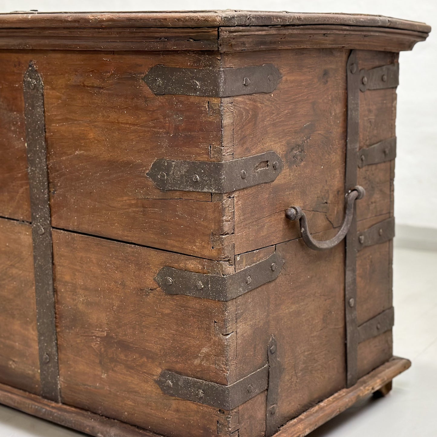 Vintage Trunk with Iron Detail