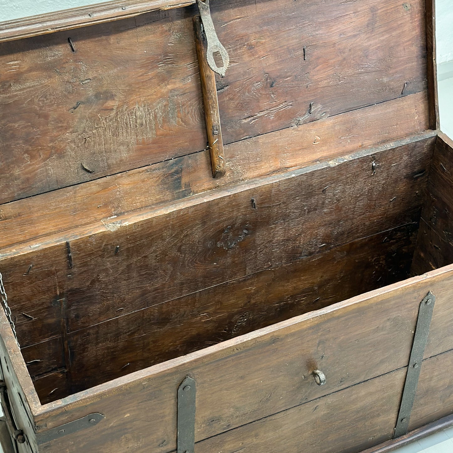 Vintage Trunk with Iron Detail