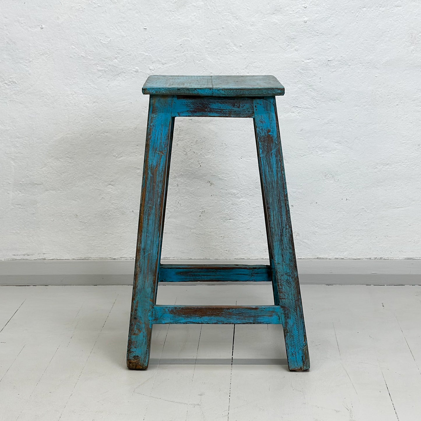 Rustic Painted Stool V