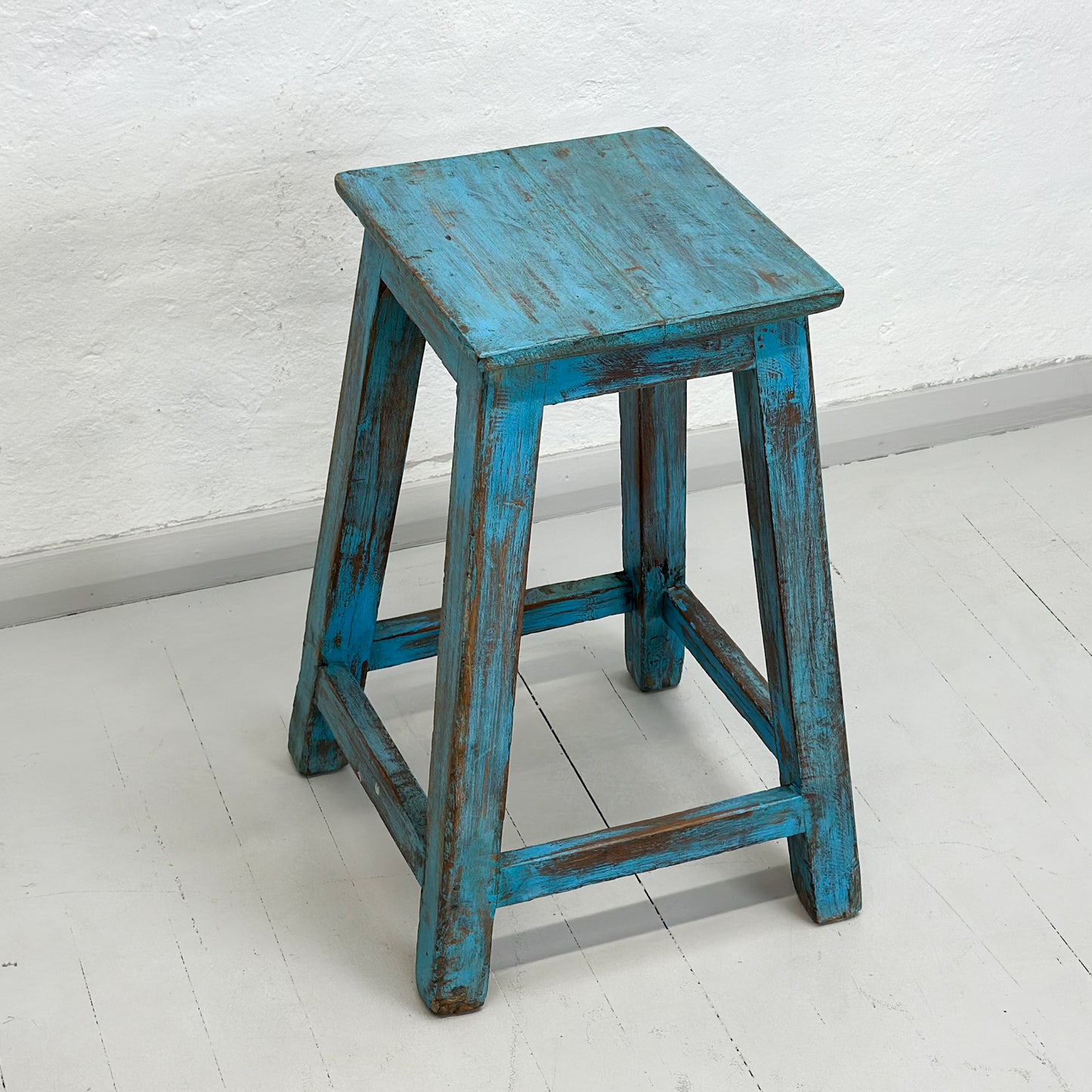 Rustic Painted Stool V