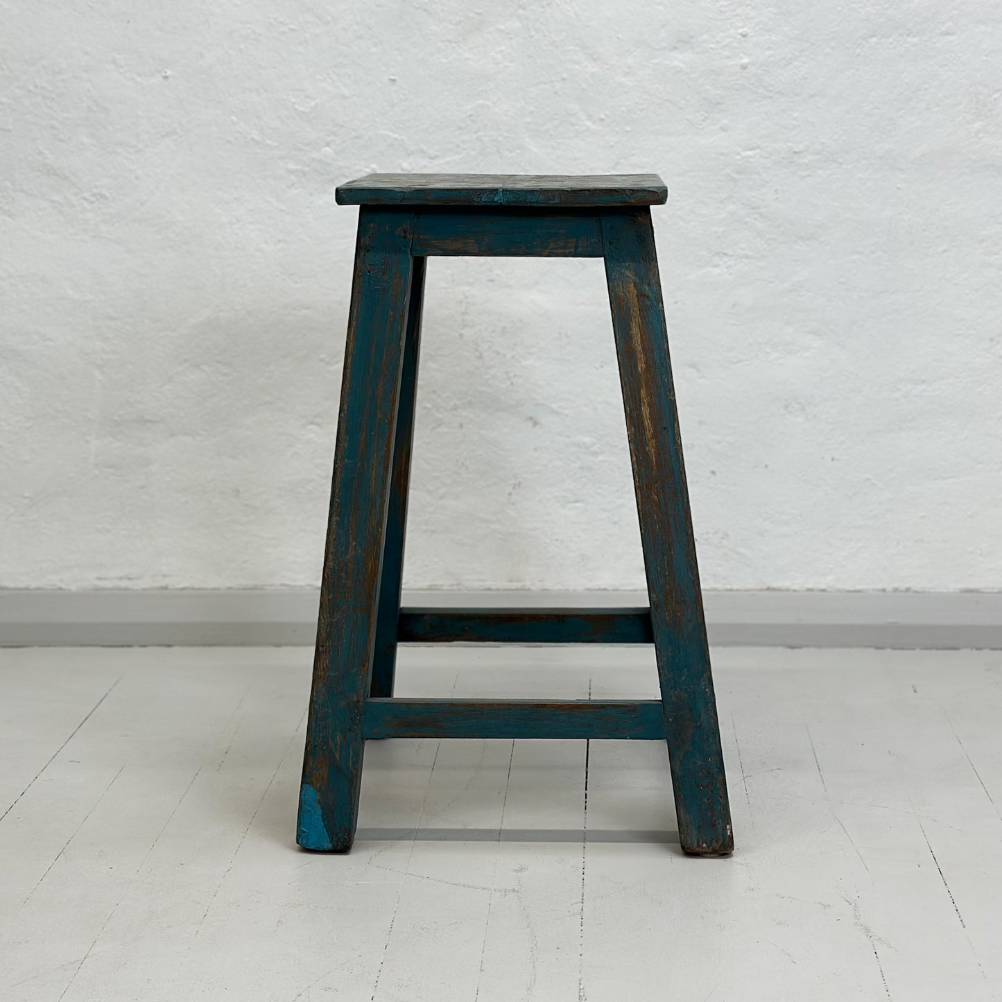 Rustic Painted Stool VI