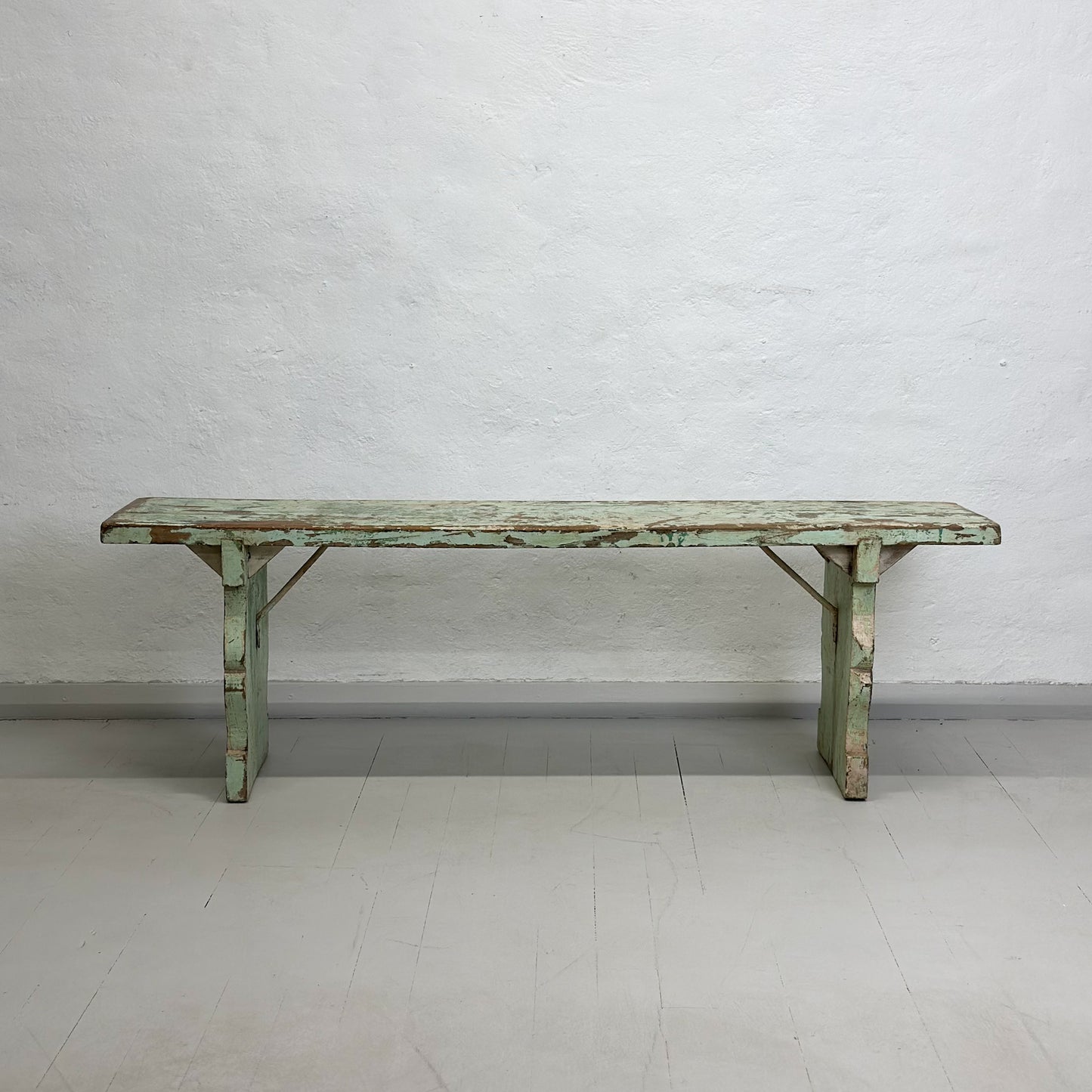 Rustic Painted Bench