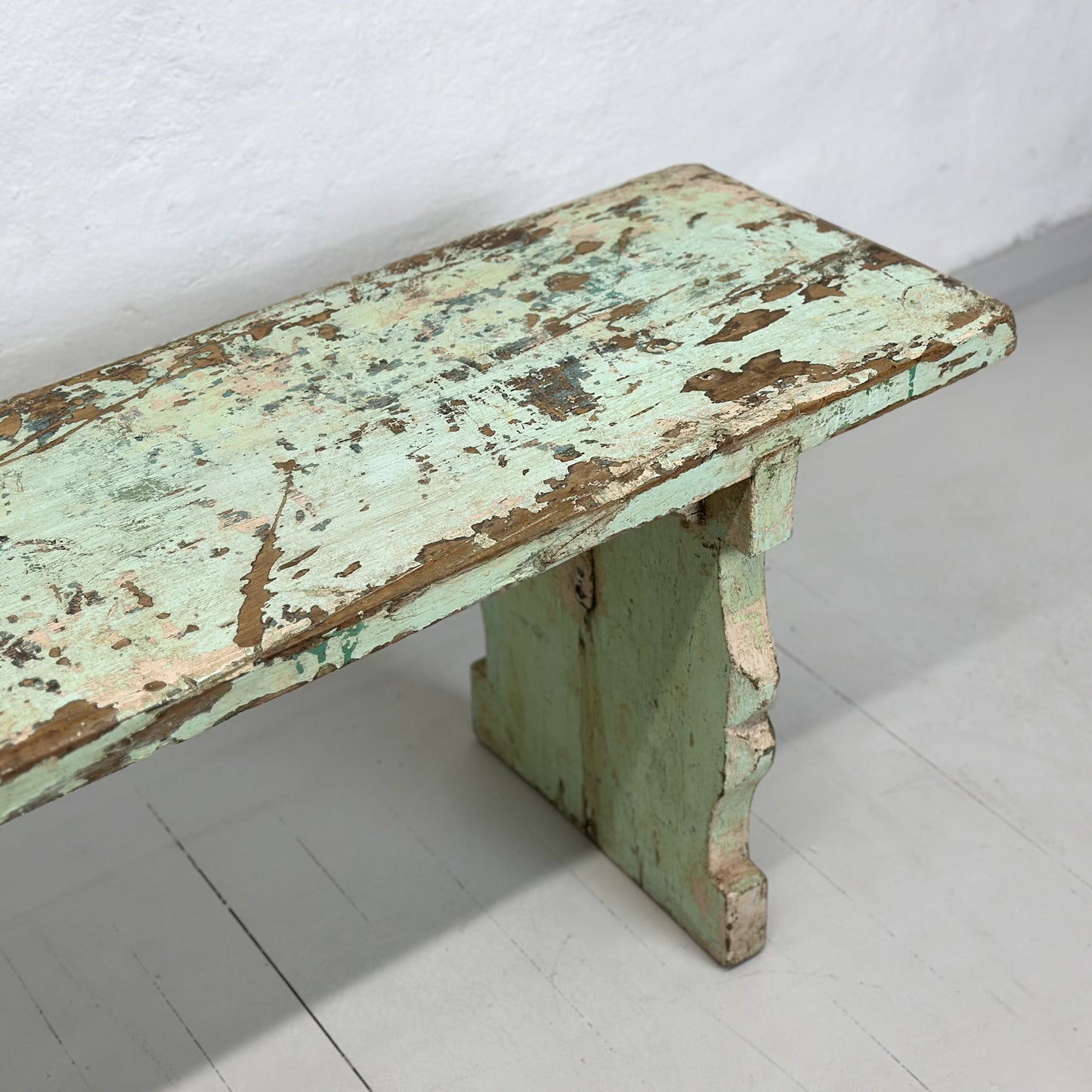 Rustic Painted Bench