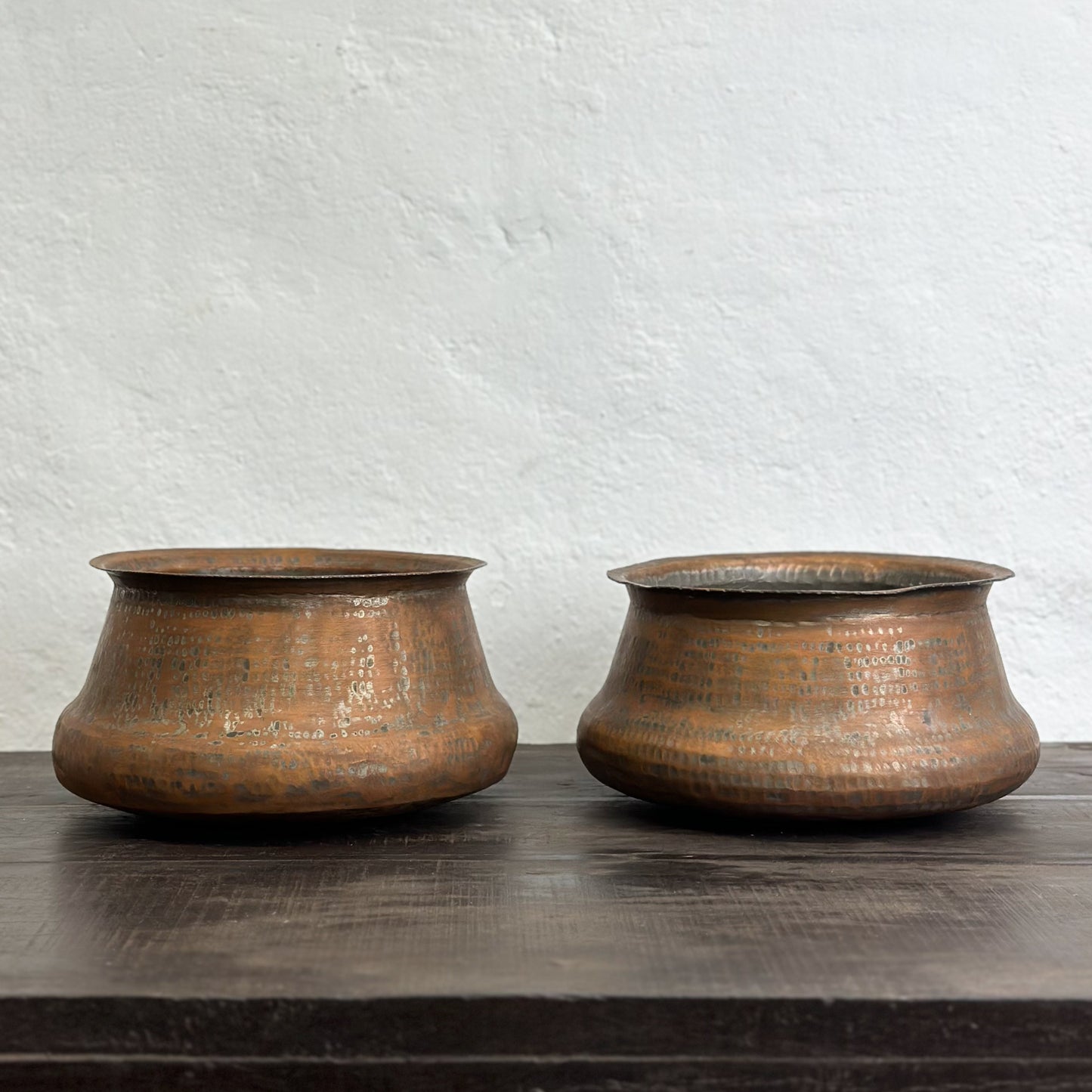 Simple Hammered Copper Pot