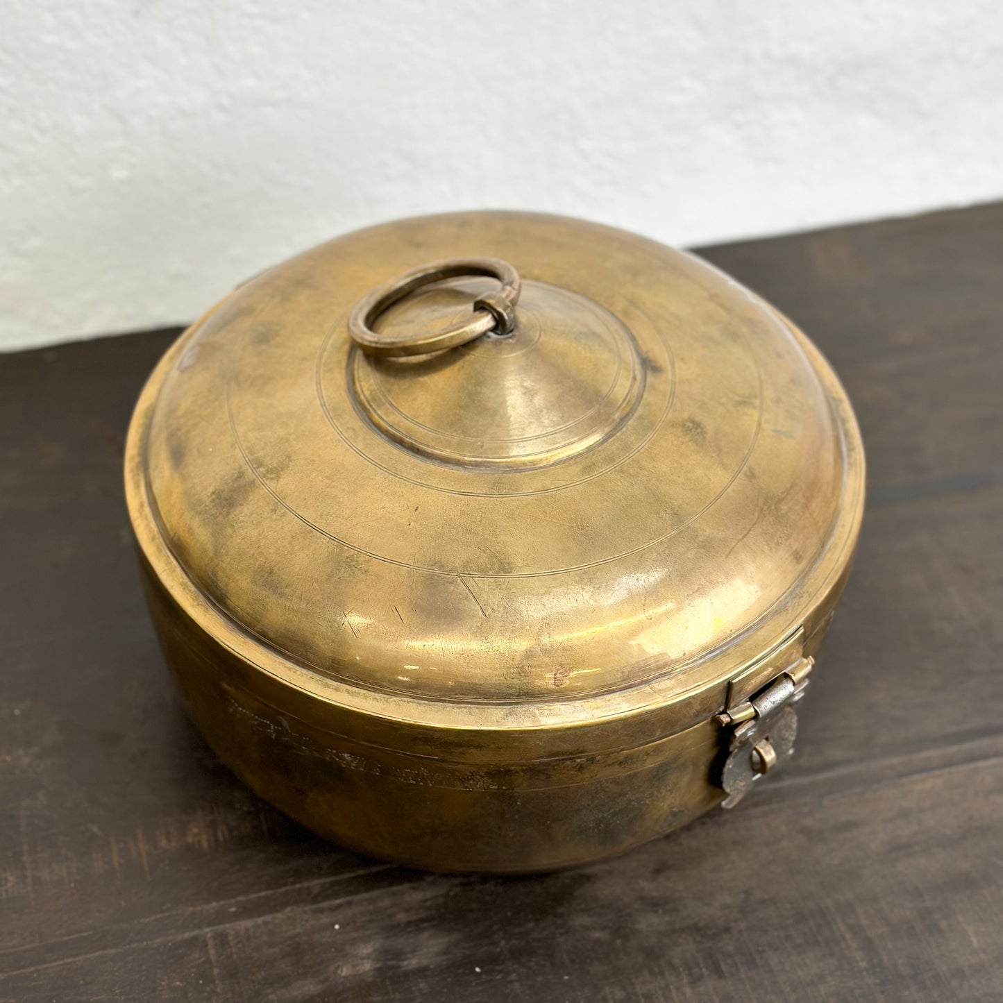 Large Brass Chapati Box II