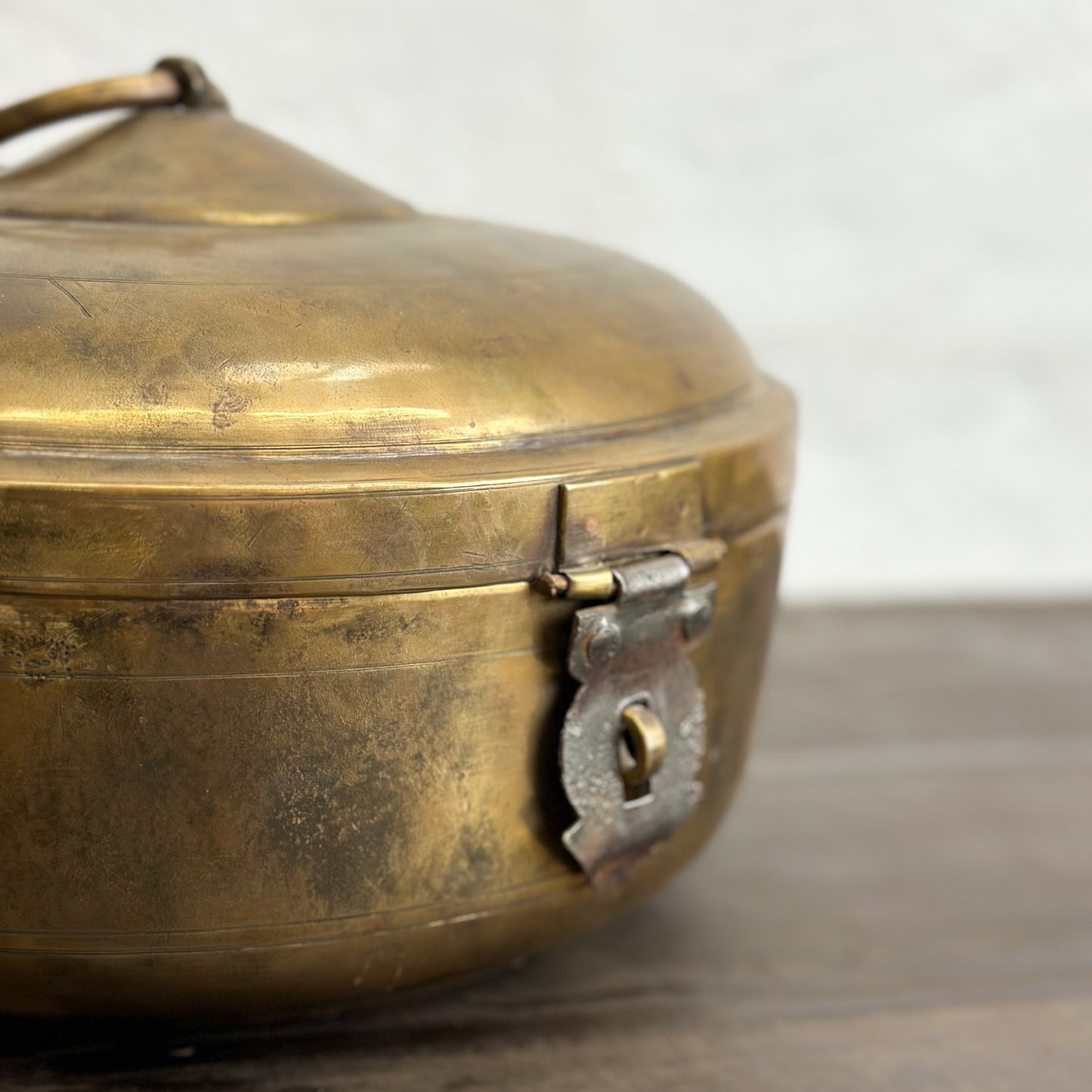 Large Brass Chapati Box II