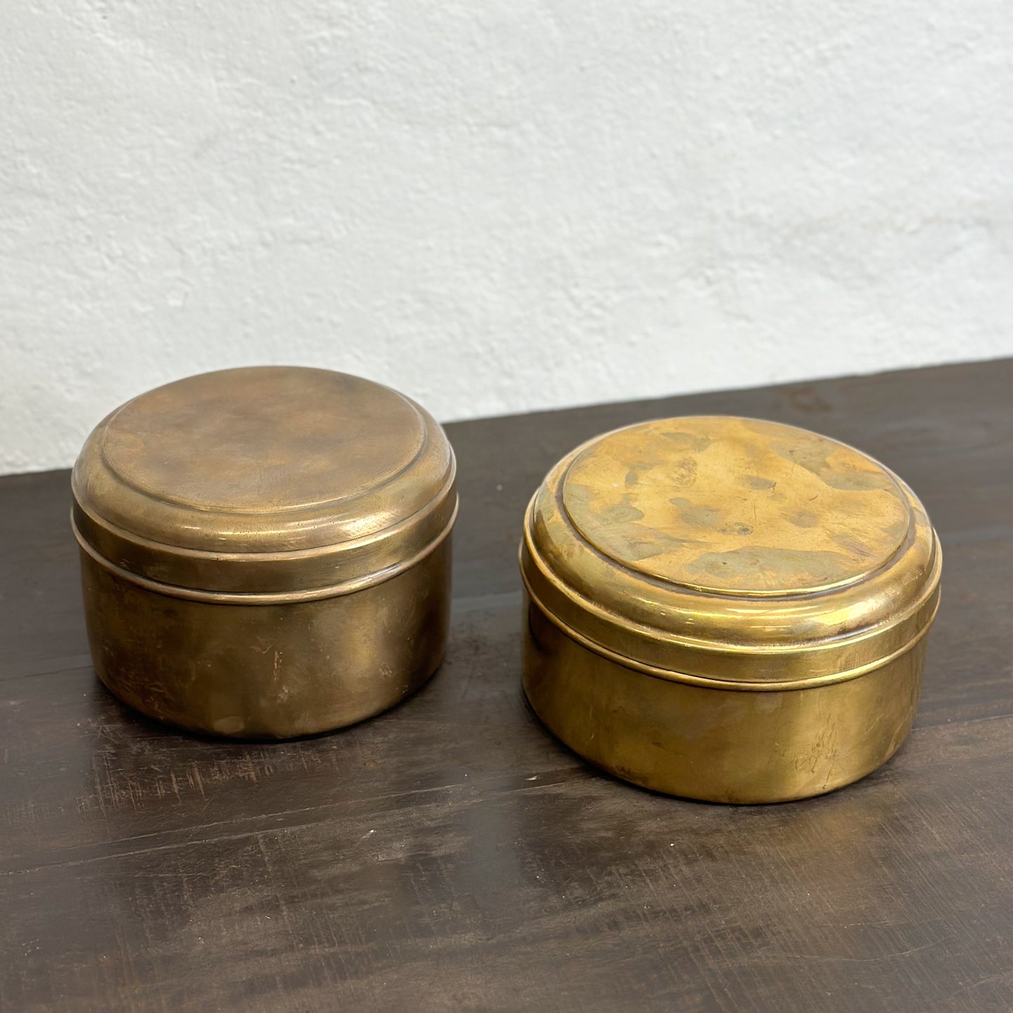 Medium Simple Brass Chapati Box I