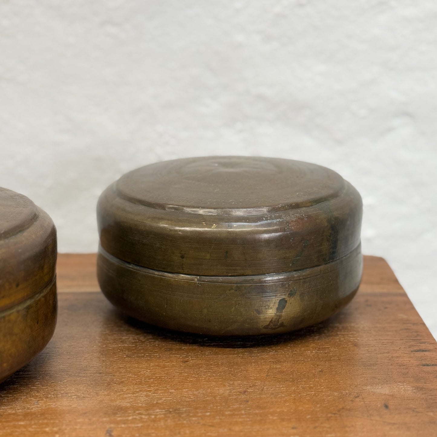 Small Brass Chapati Box