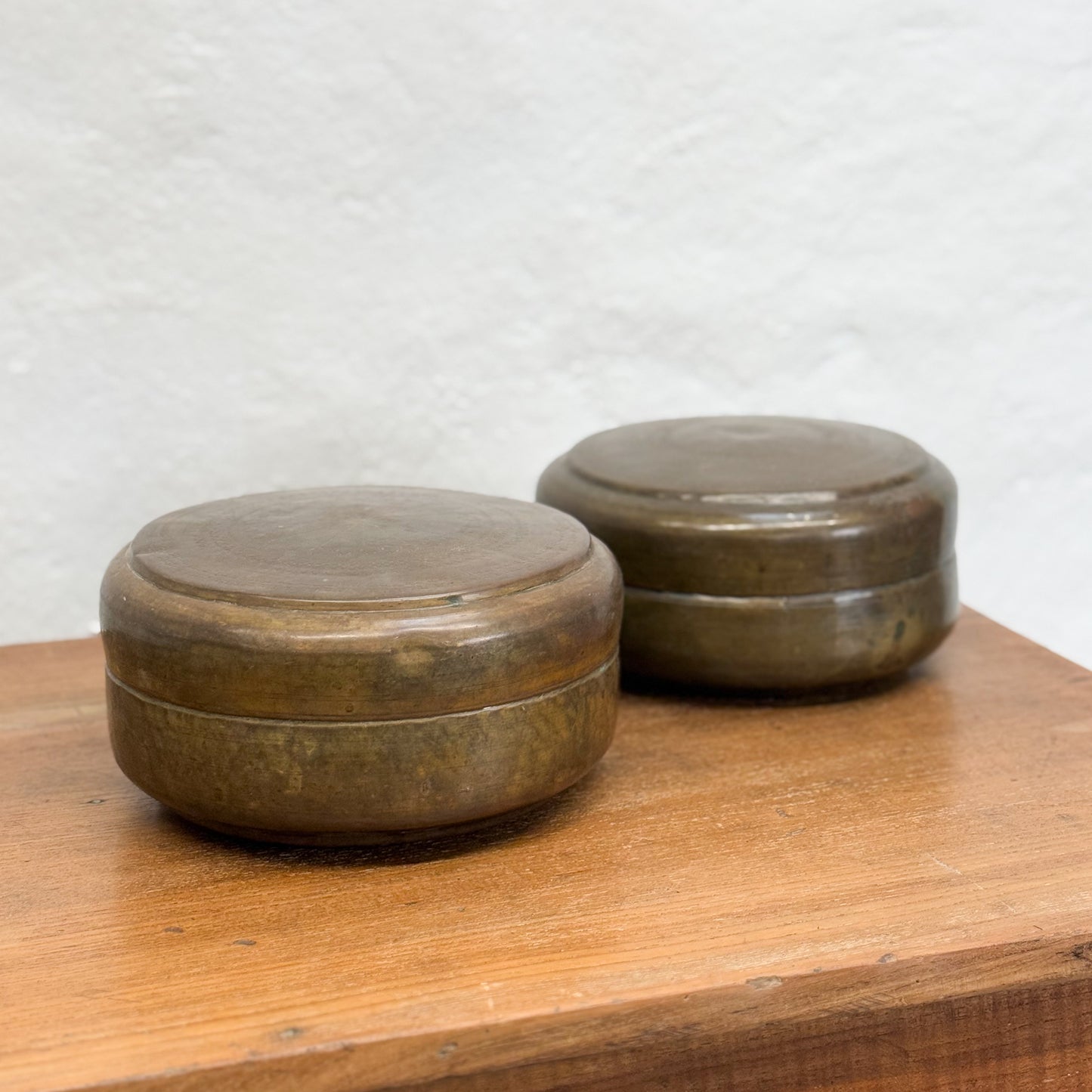 Small Brass Chapati Box