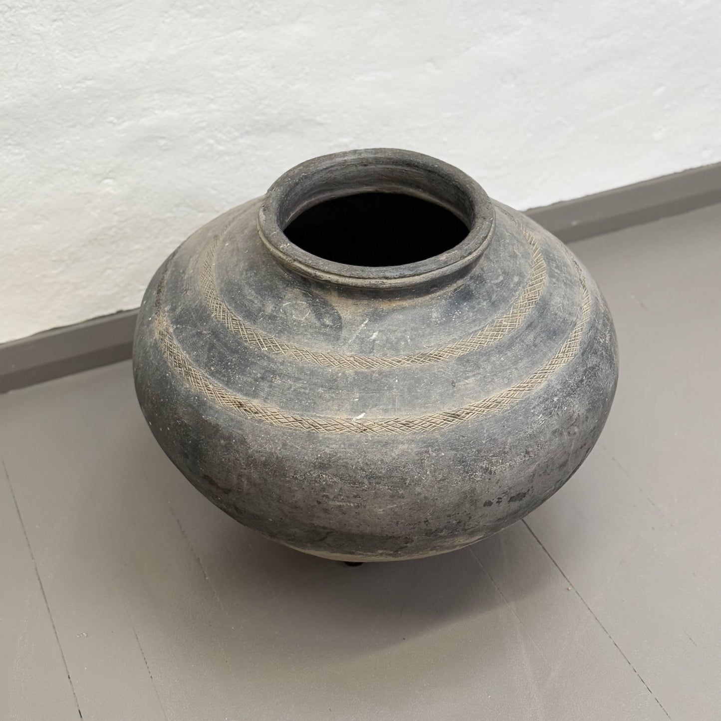 Clay Water Pot on Stand