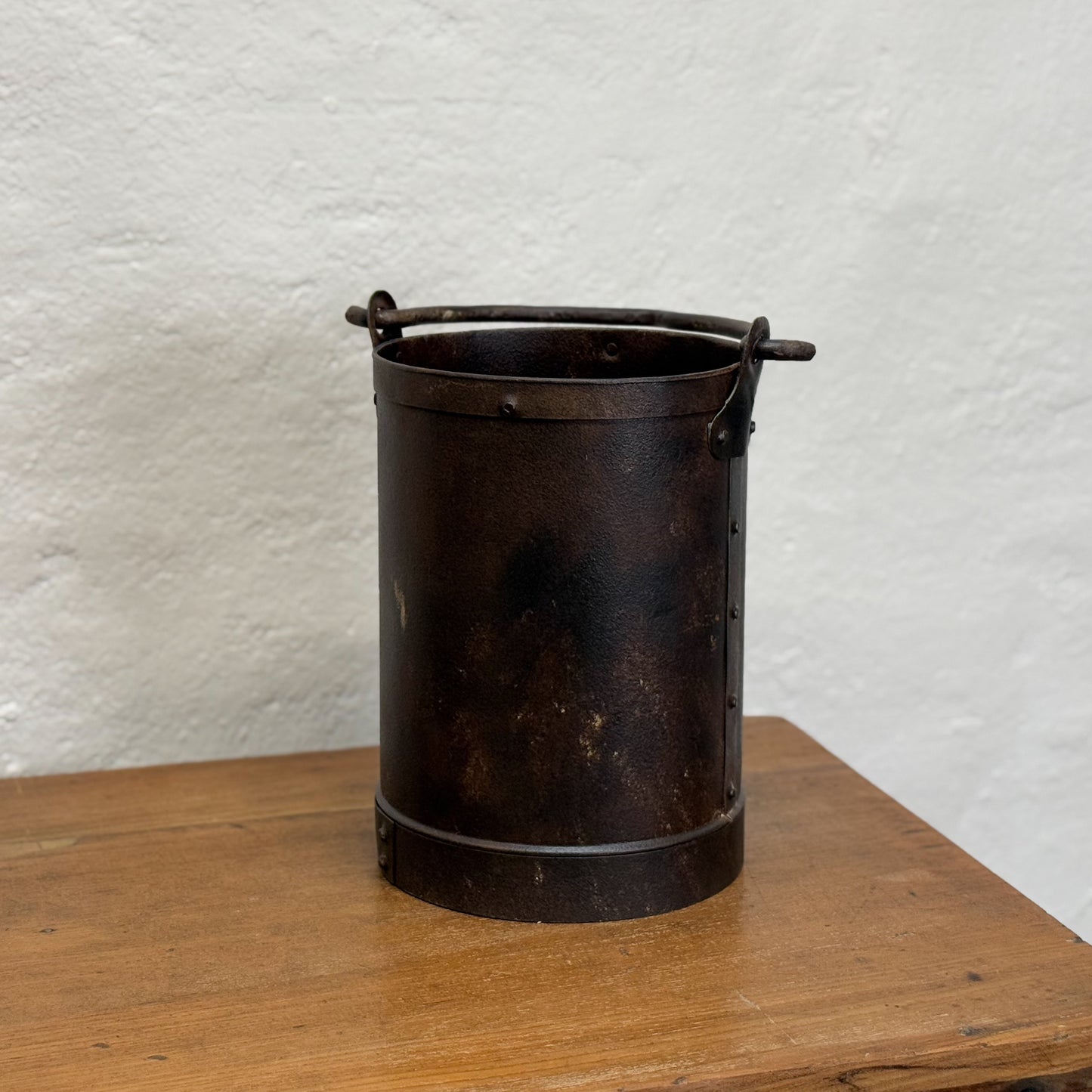 Small Vintage Iron Bucket