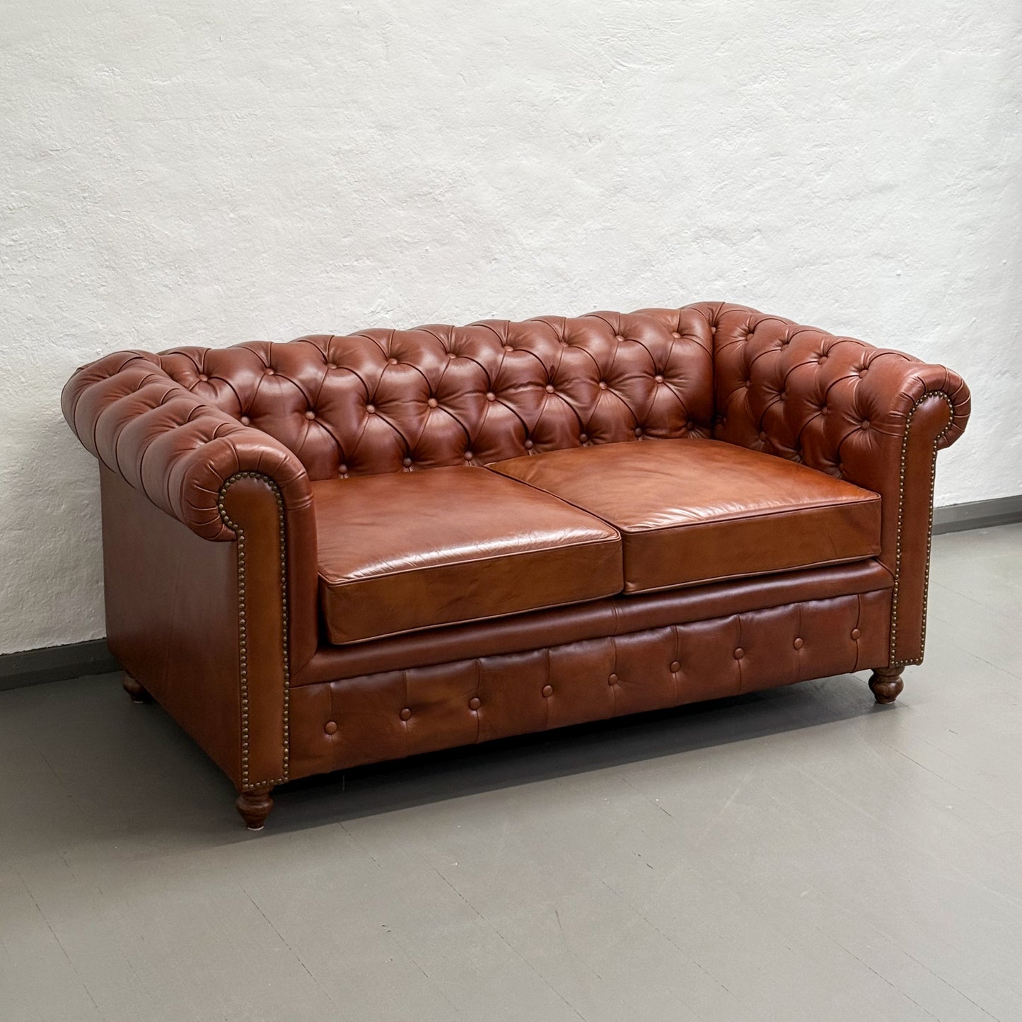 Leather Chesterfield Sofa