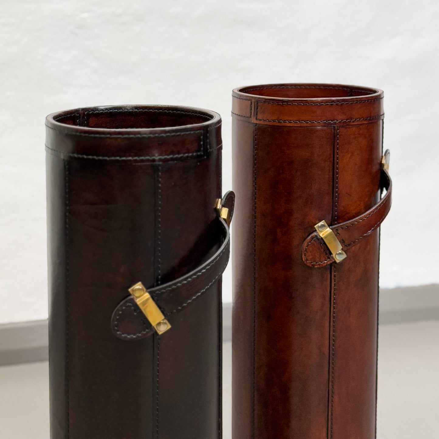 Small Leather Umbrella Stand