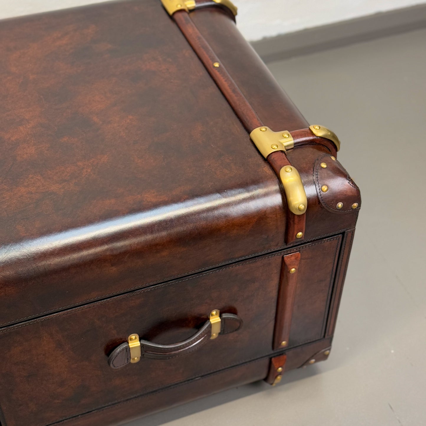 4 Drawer Leather Coffee Table I