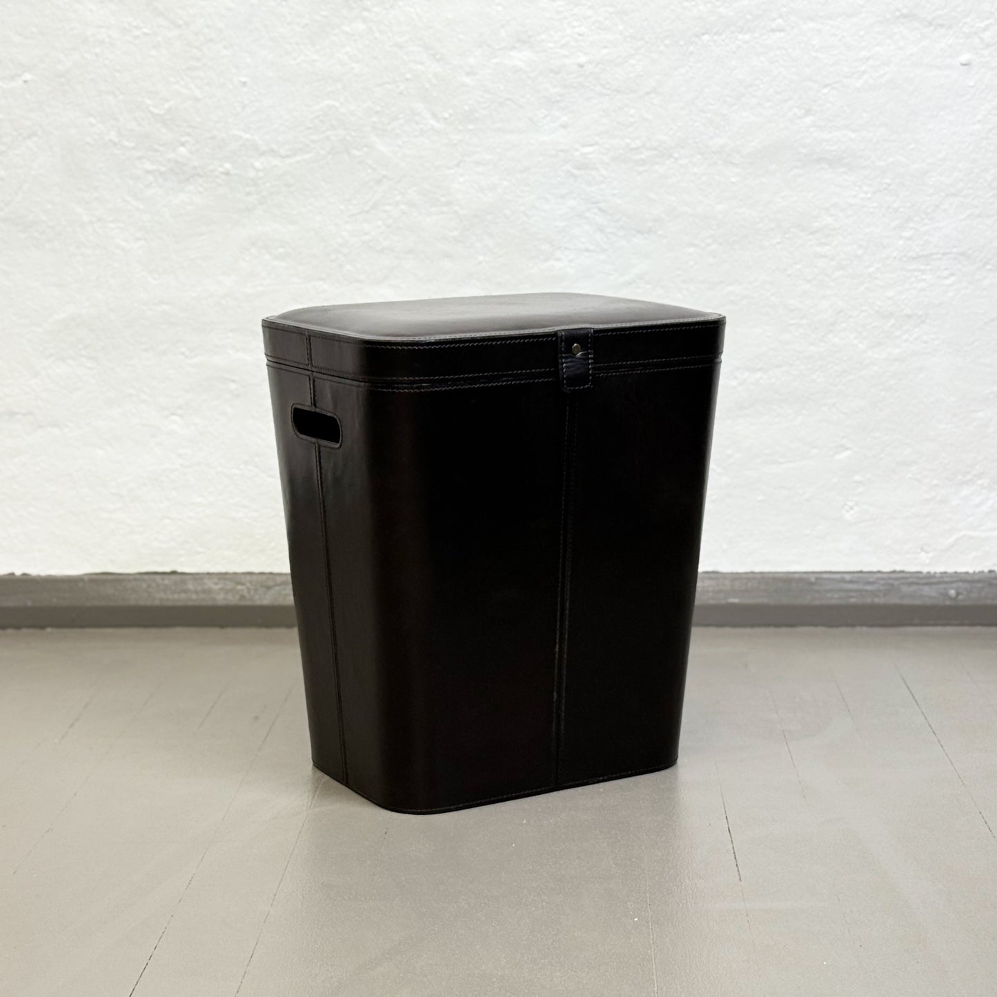 Black Leather Storage Box