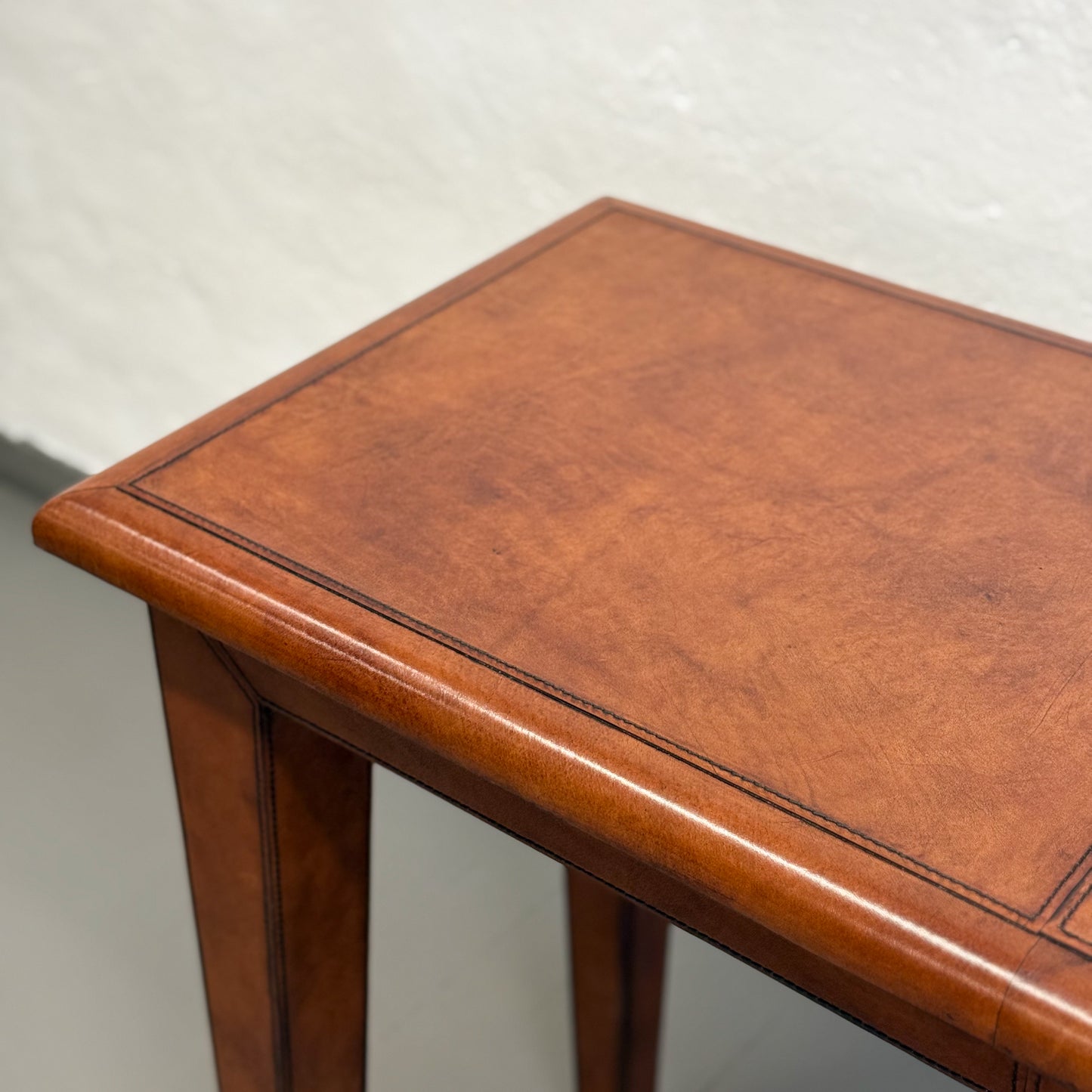 Leather Console Table