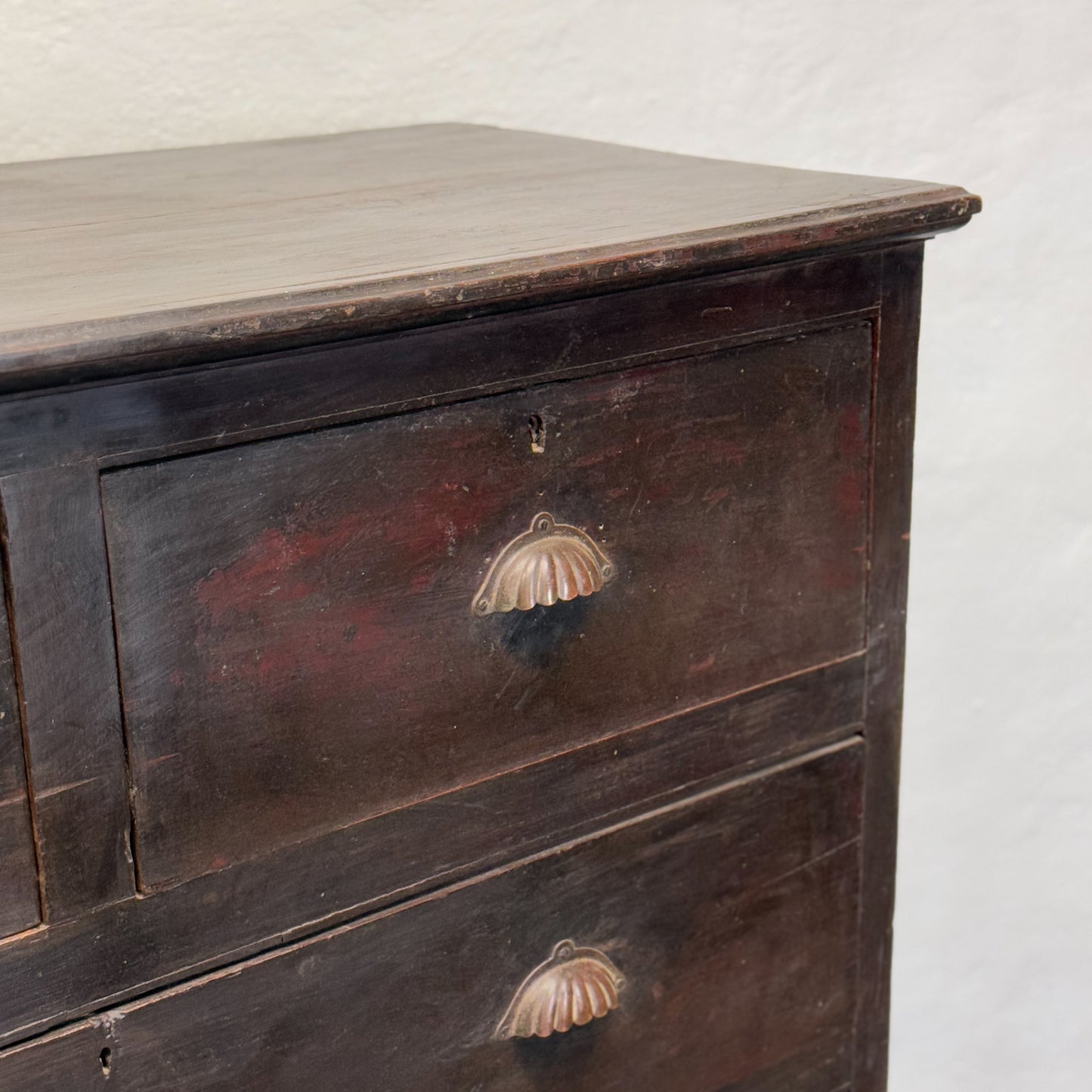 Teak 5 Drawer Chest