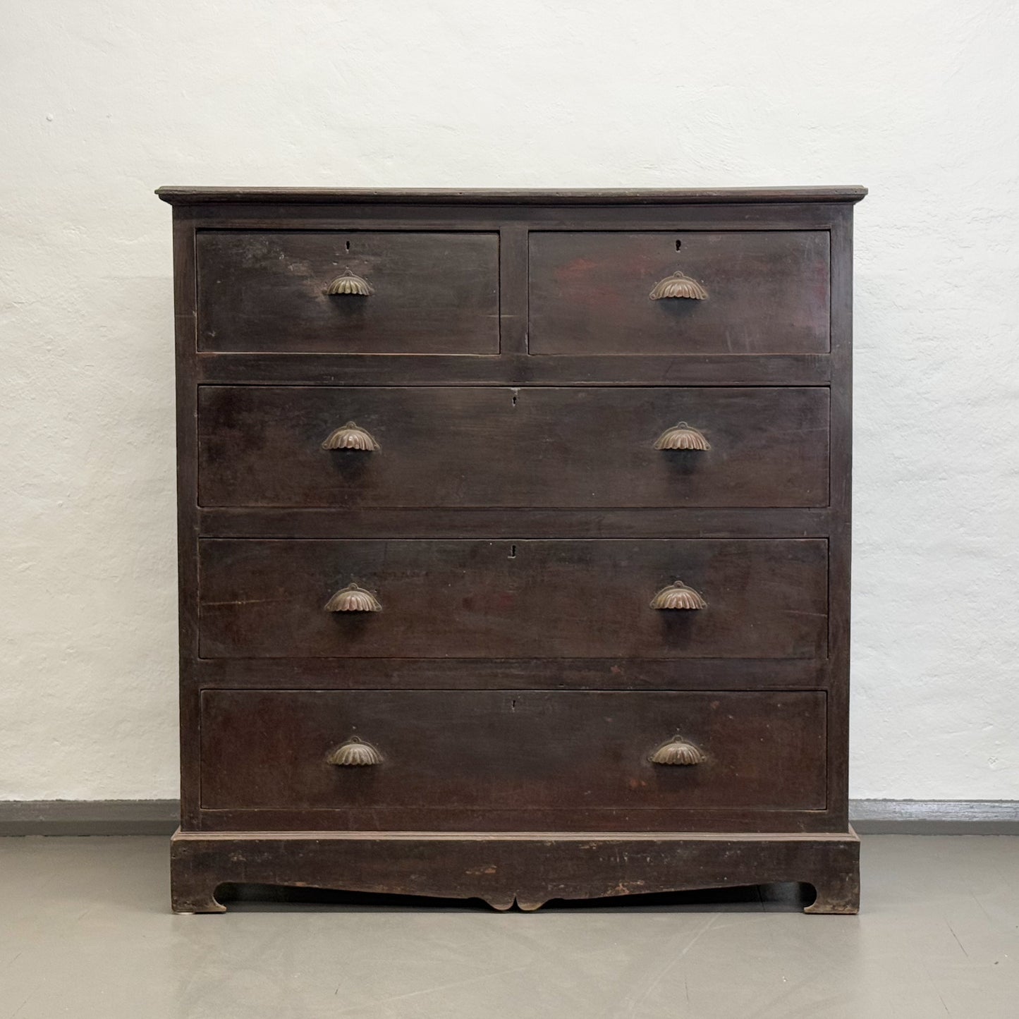 Teak 5 Drawer Chest