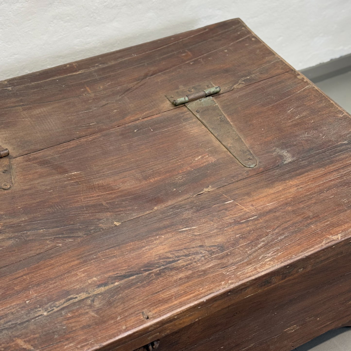 Simple Vintage Teak Trunk