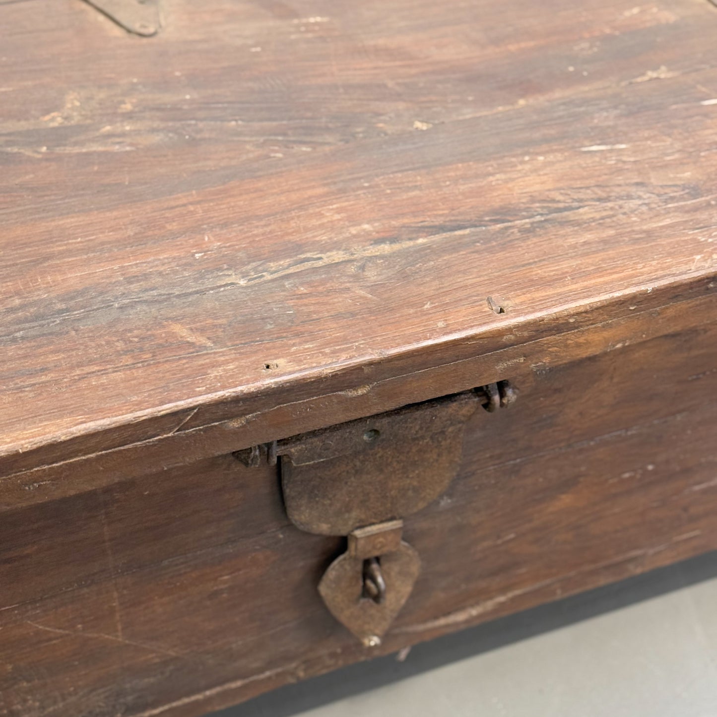 Simple Vintage Teak Trunk