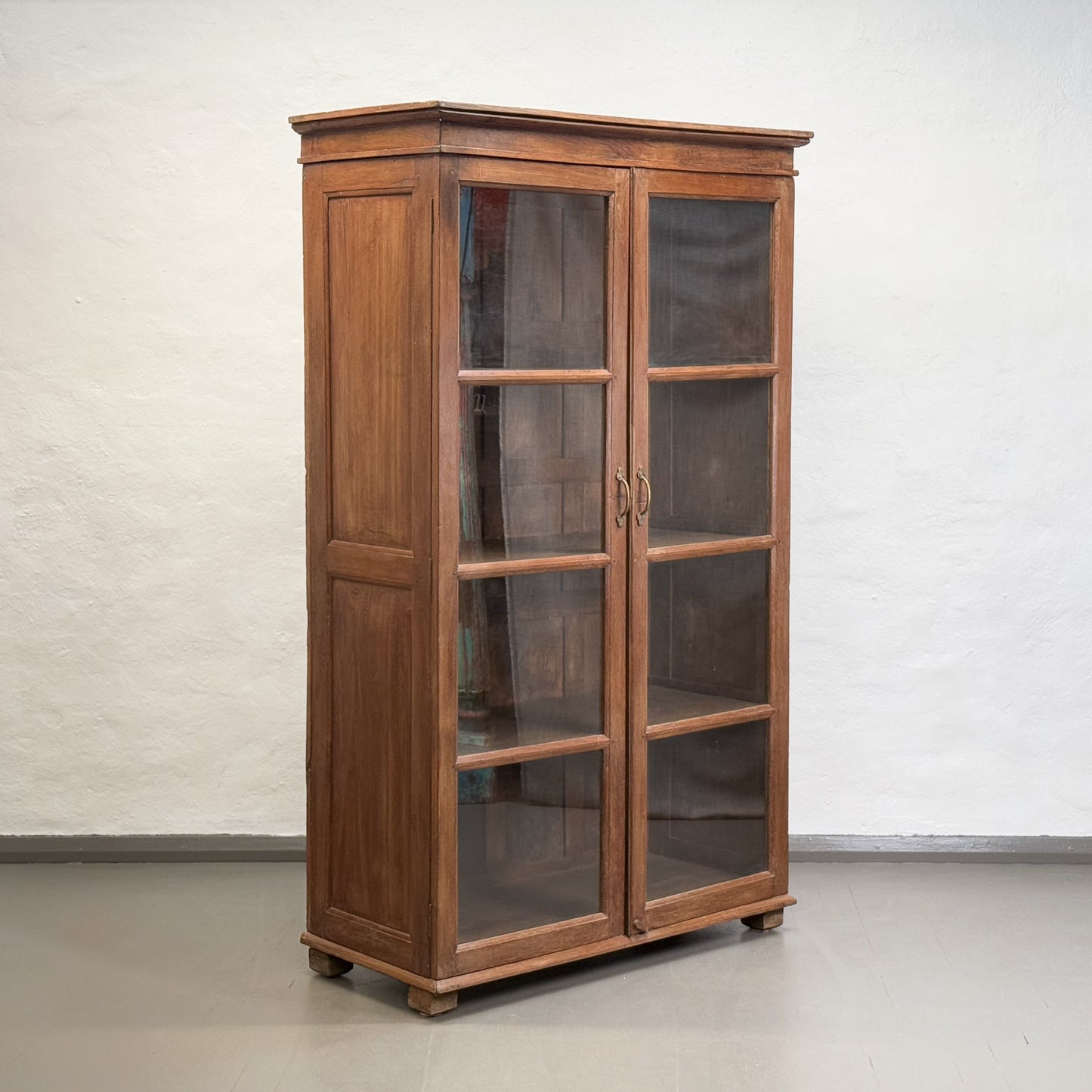 Teak Glass Display Cabinet