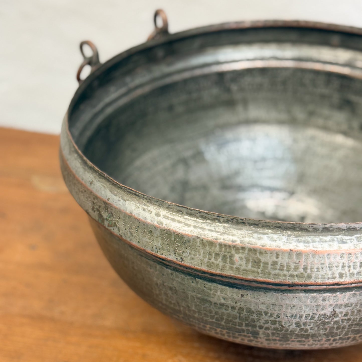 Hammered Bowl with Handles