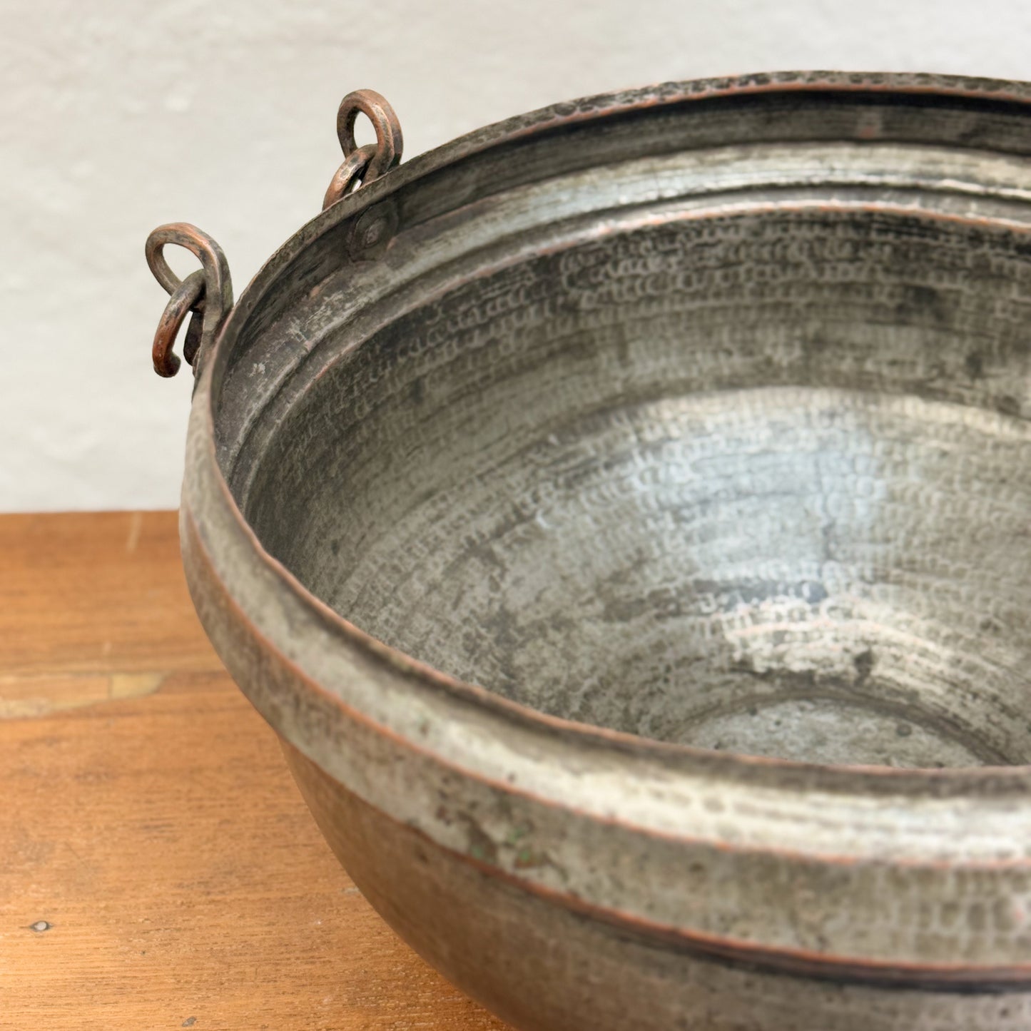 Hammered Bowl with Handles