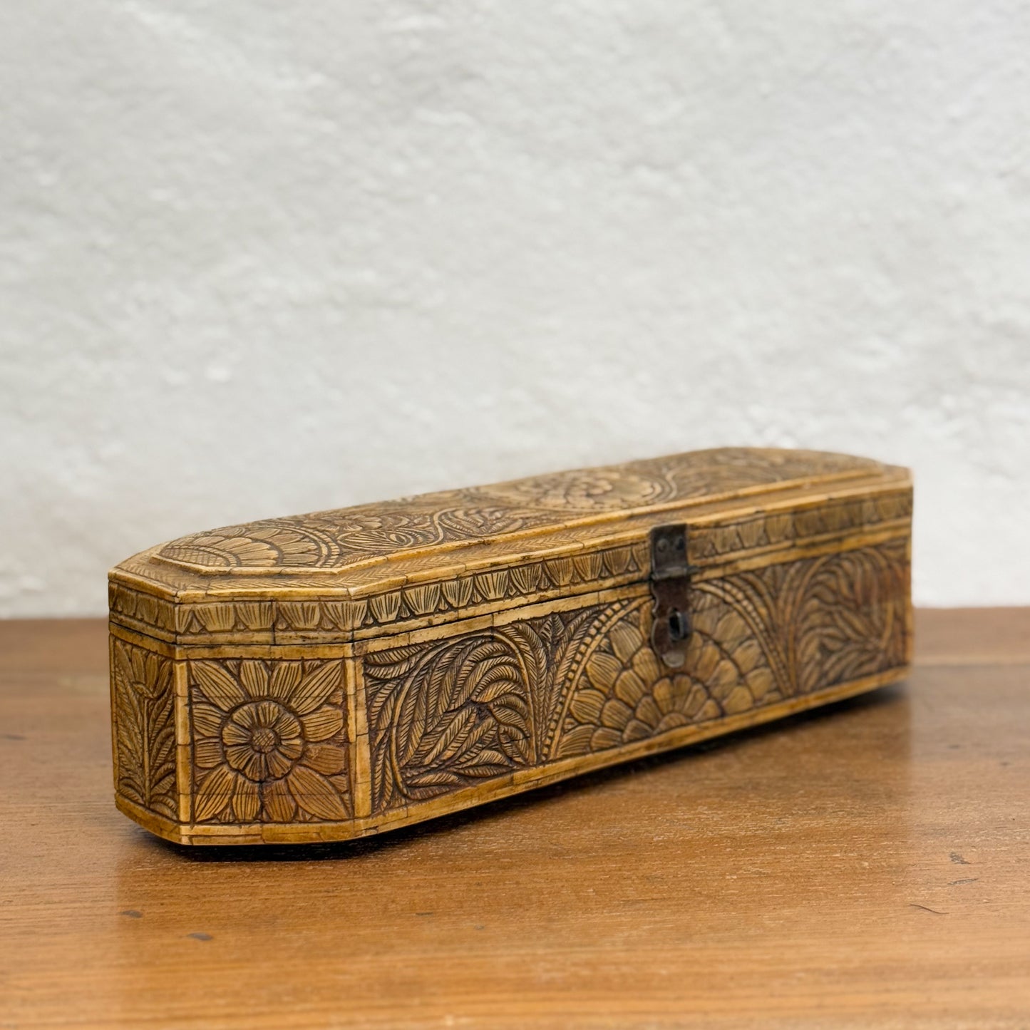 Carved Bone Box