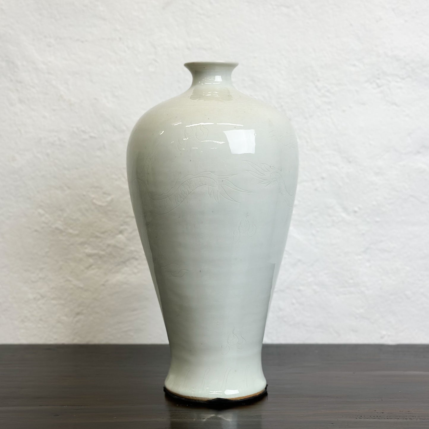 Embossed Meiping Porcelain Vase