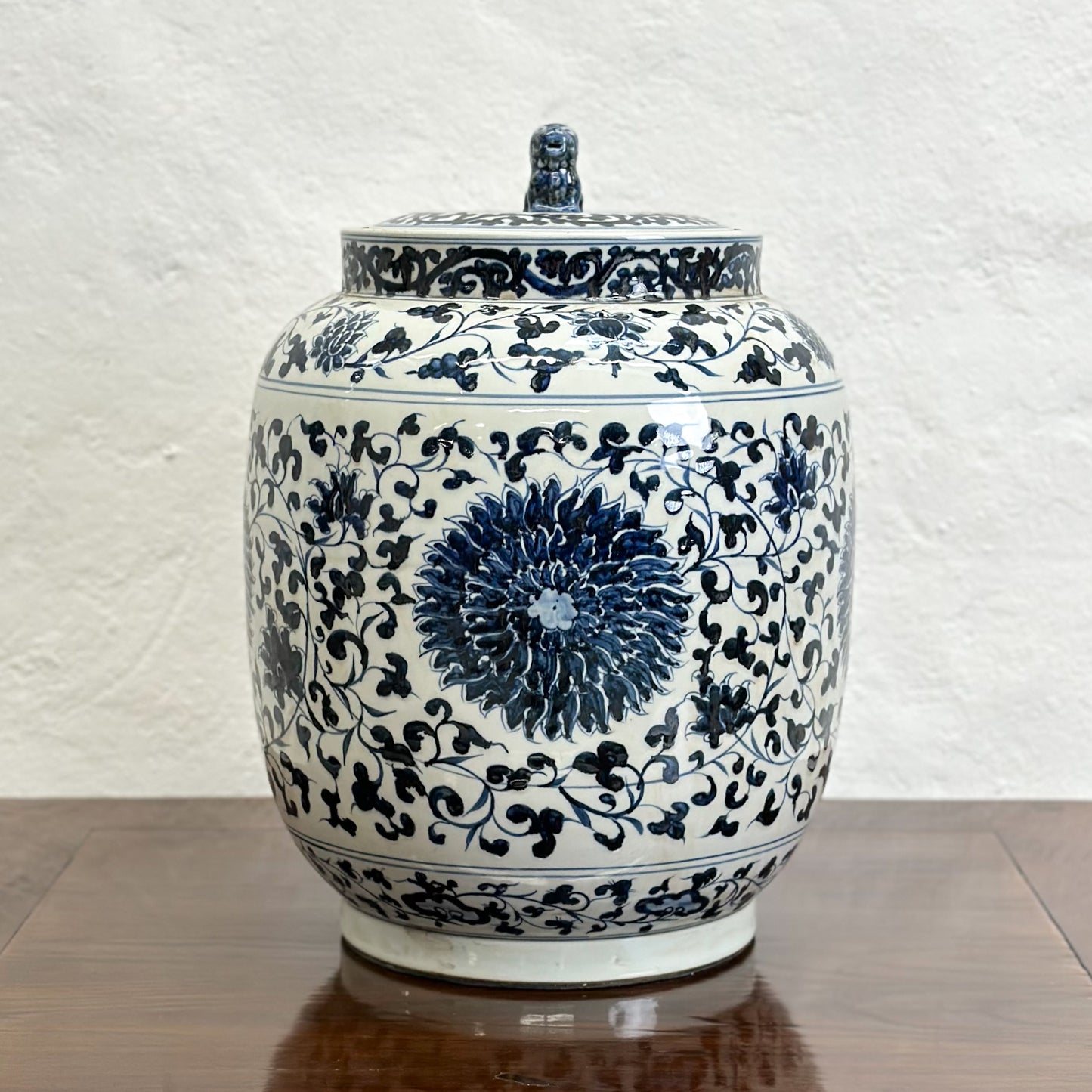 Sunflower Large Porcelain Melon Jar