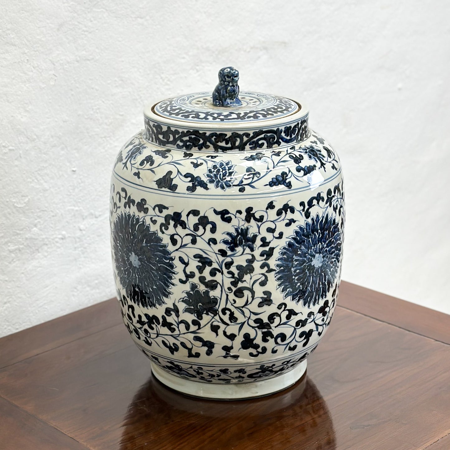 Sunflower Large Porcelain Melon Jar