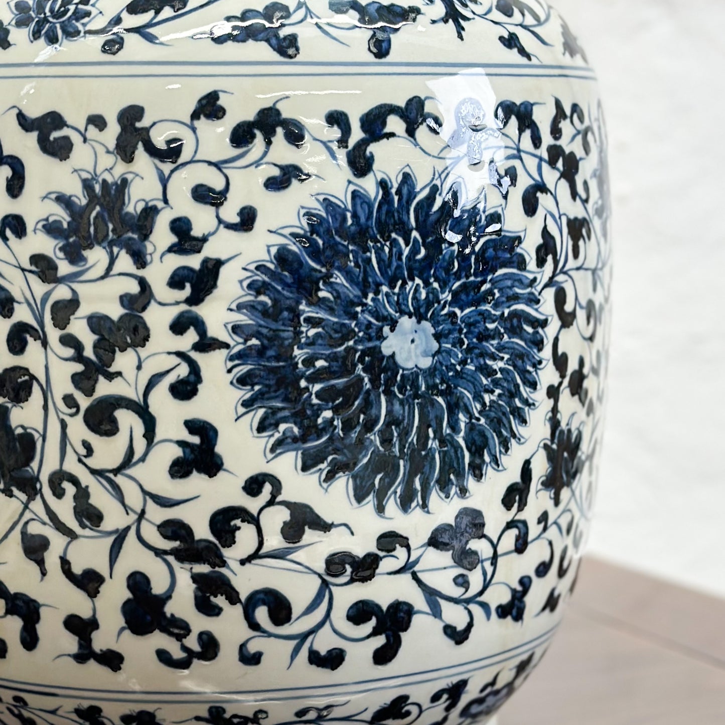 Sunflower Large Porcelain Melon Jar