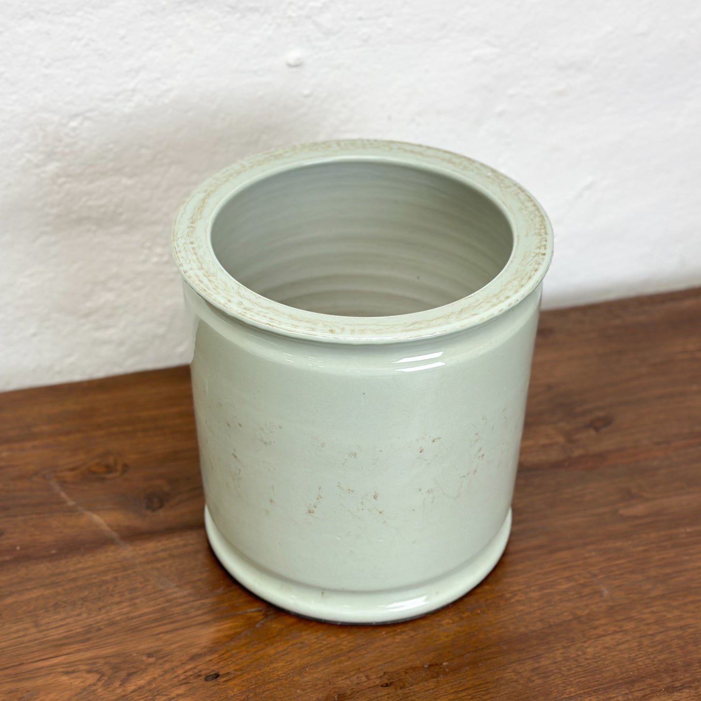 Lipped Celadon Porcelain Planter