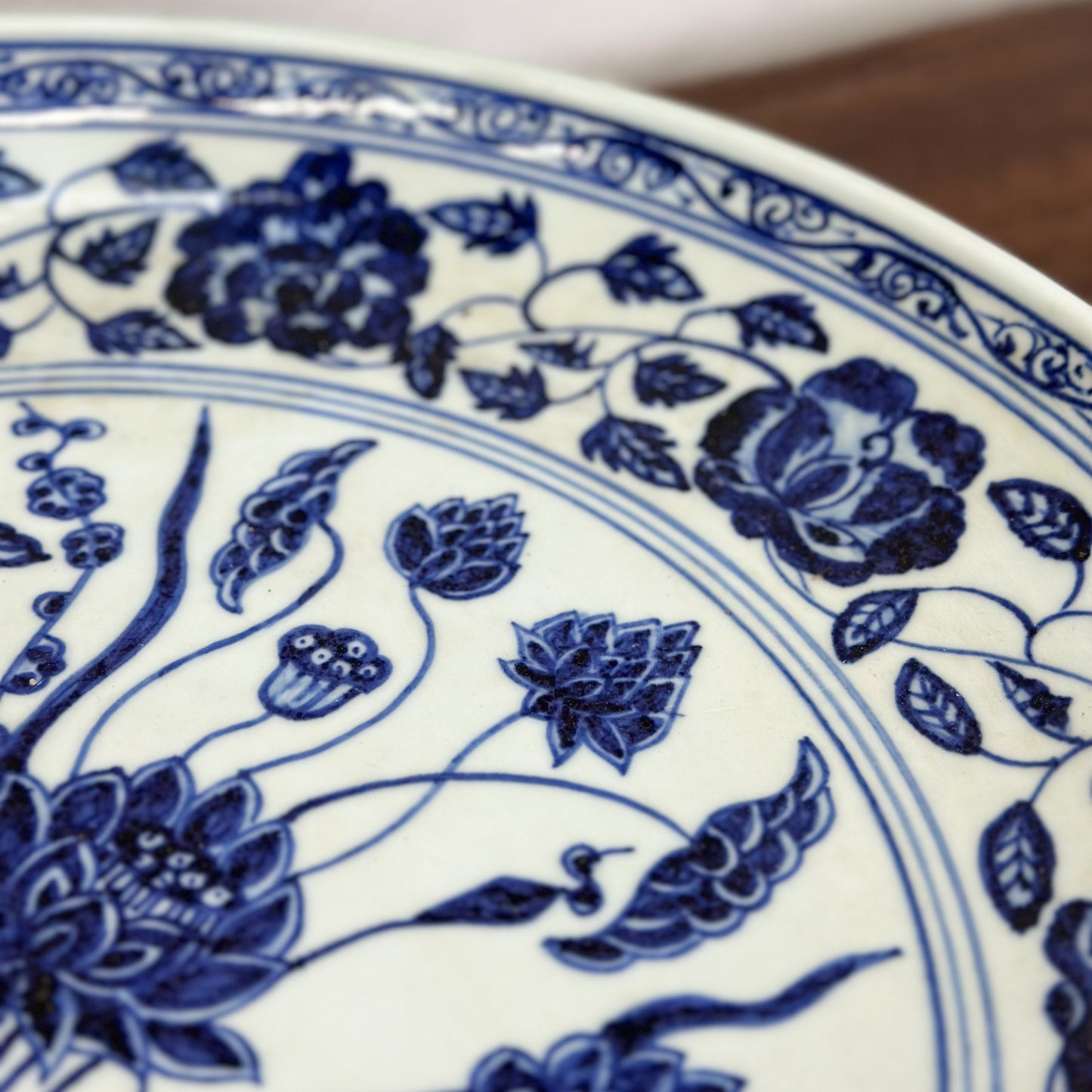 Lotus Flower Porcelain Plate