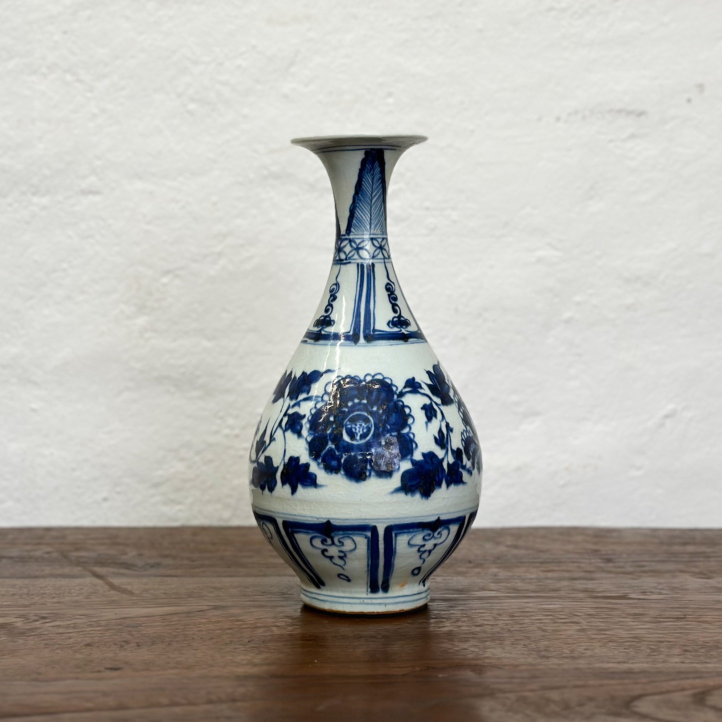 Phoenix Flared Porcelain Vase