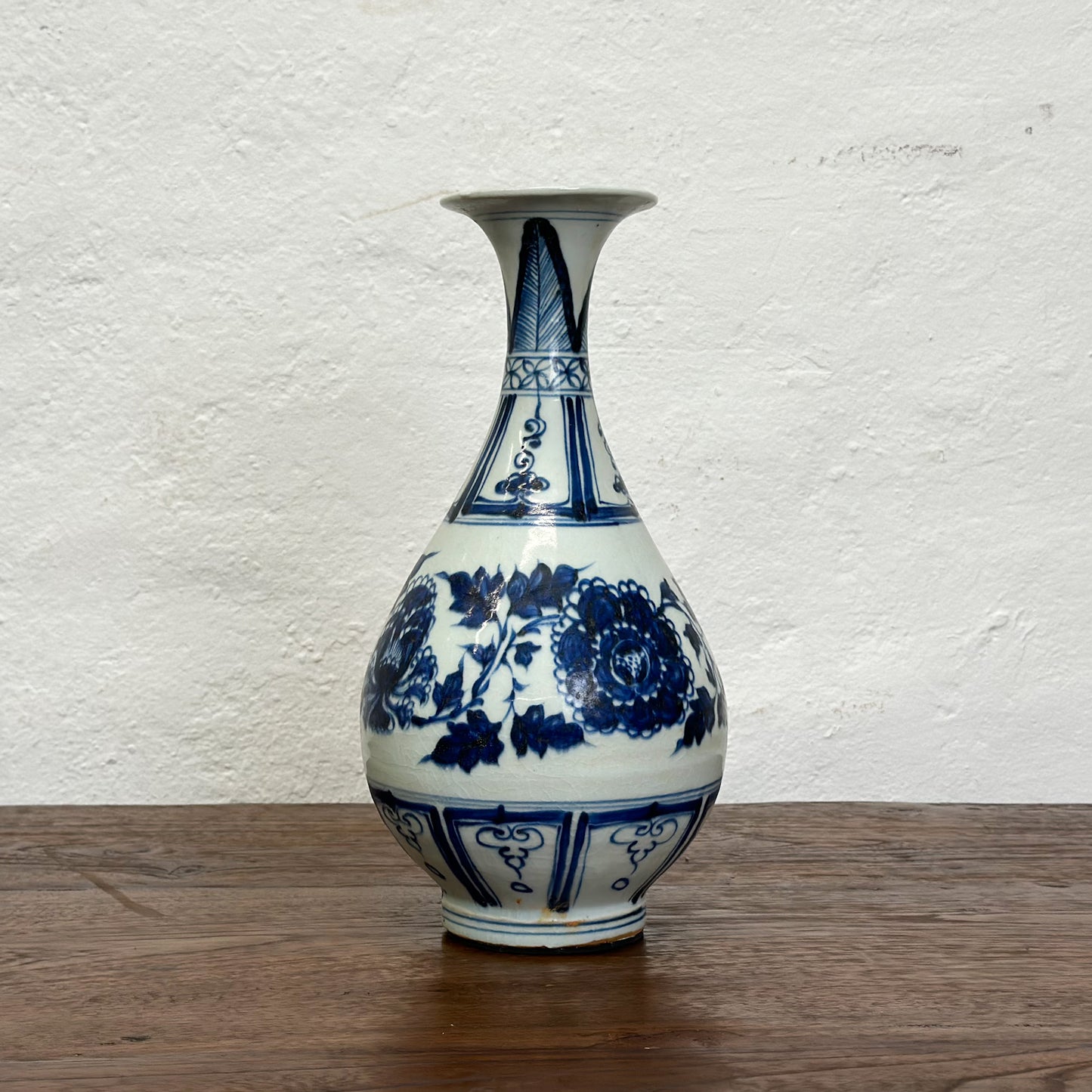 Phoenix Flared Porcelain Vase