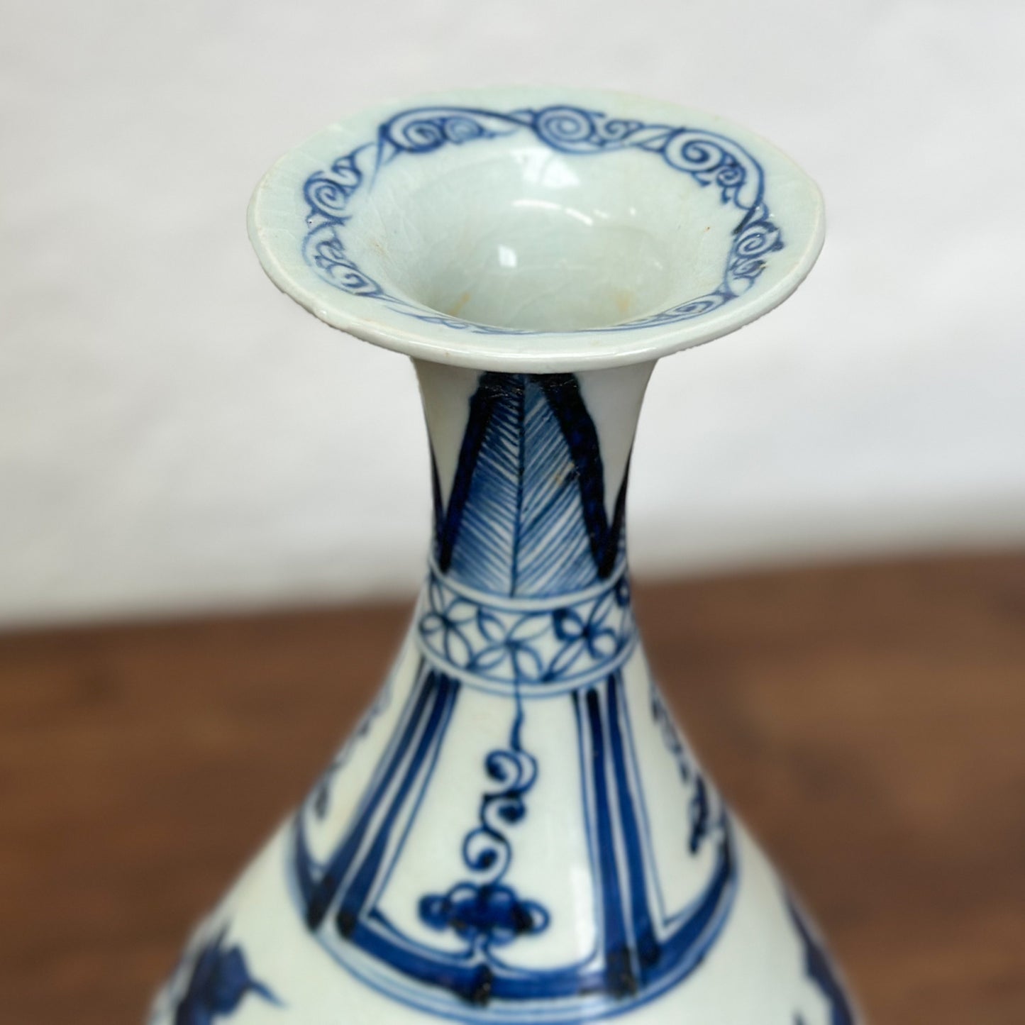 Phoenix Flared Porcelain Vase