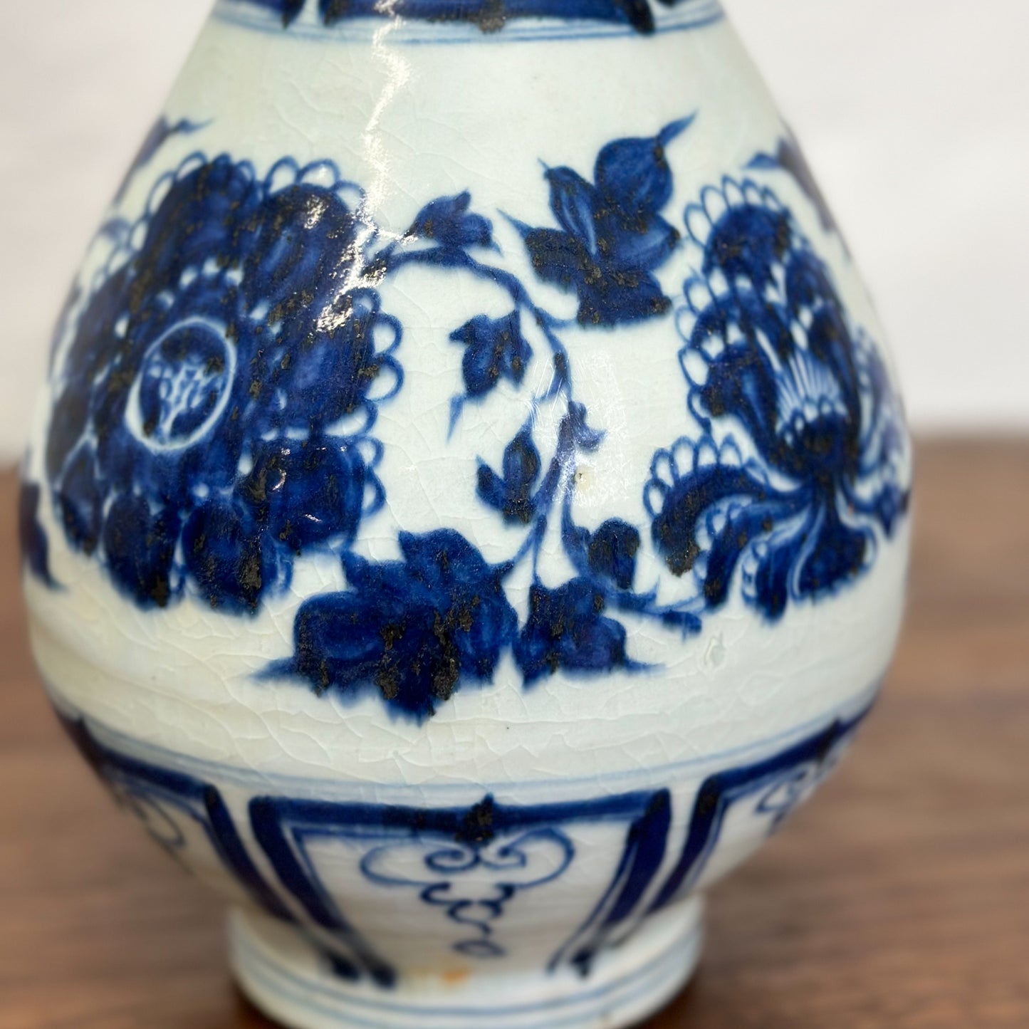 Phoenix Flared Porcelain Vase