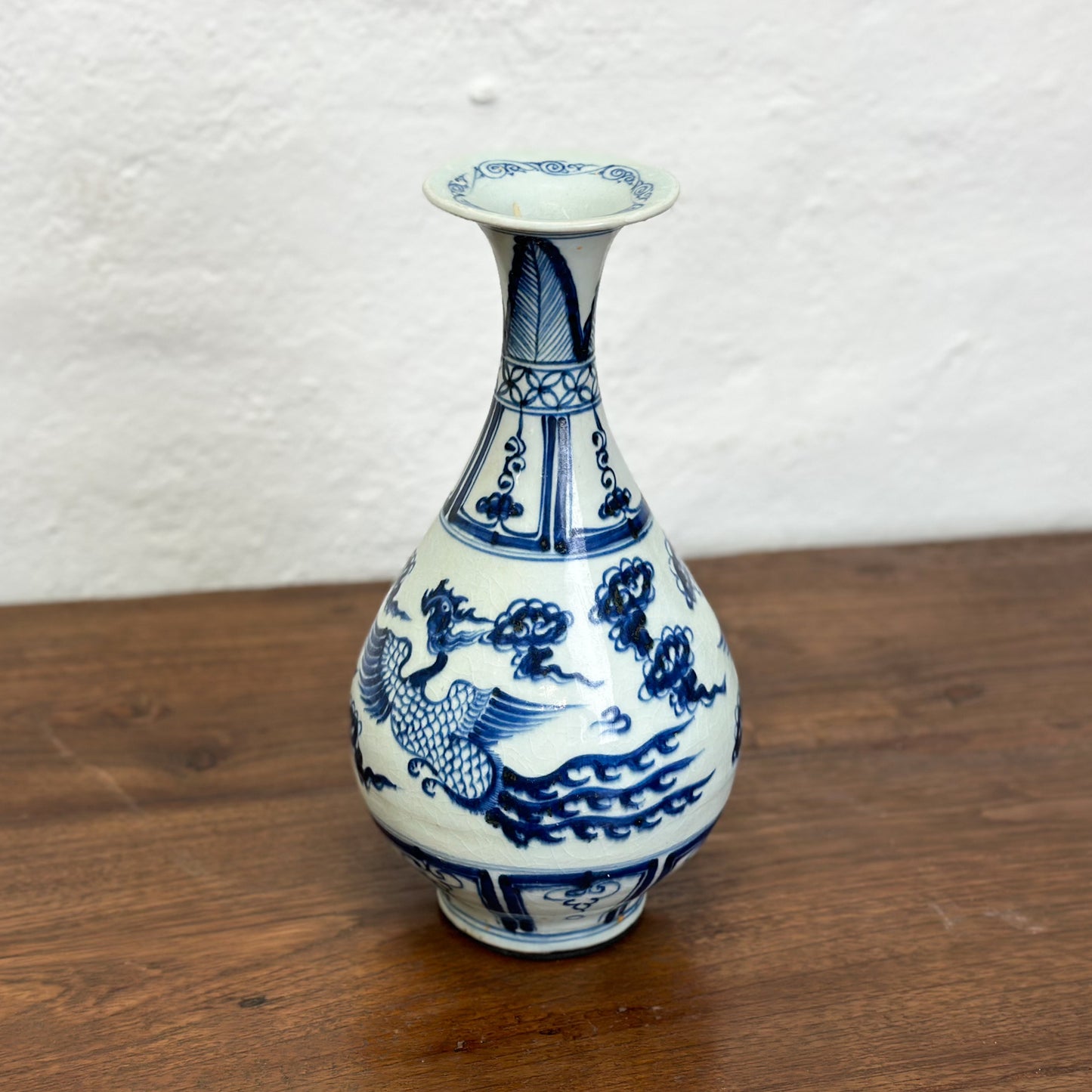 Flower Flared Porcelain Vase