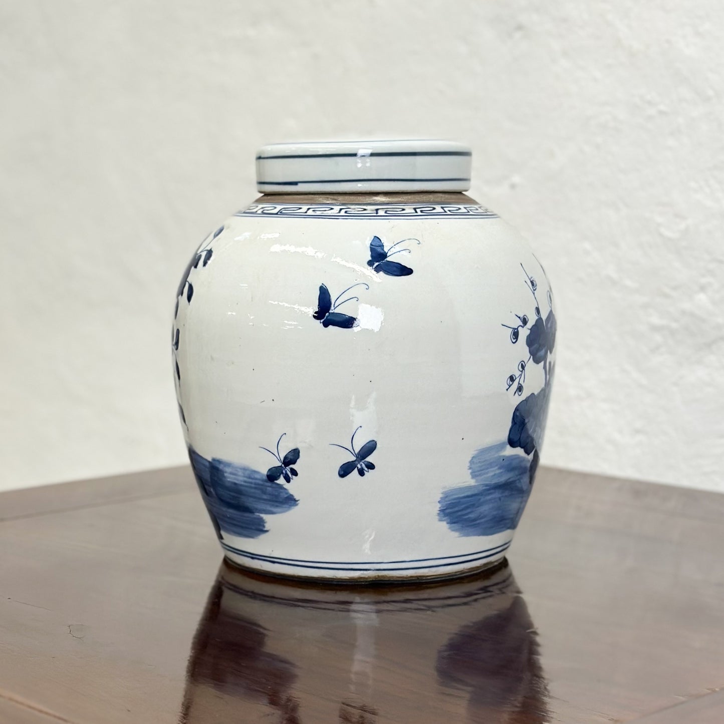 Botanical & Bird Porcelain Ginger Jar