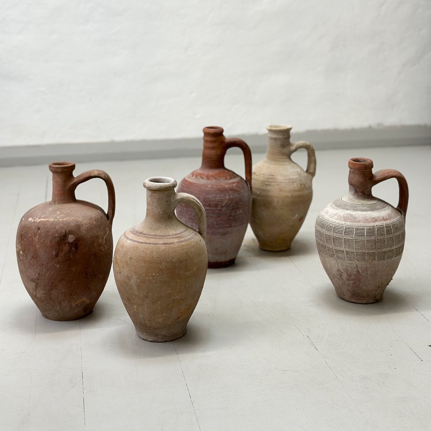 Medium-Vintage-Yoz-Single-Handle-Turkish-Pot-Urn-Jug-Terracotta-Water-Jug