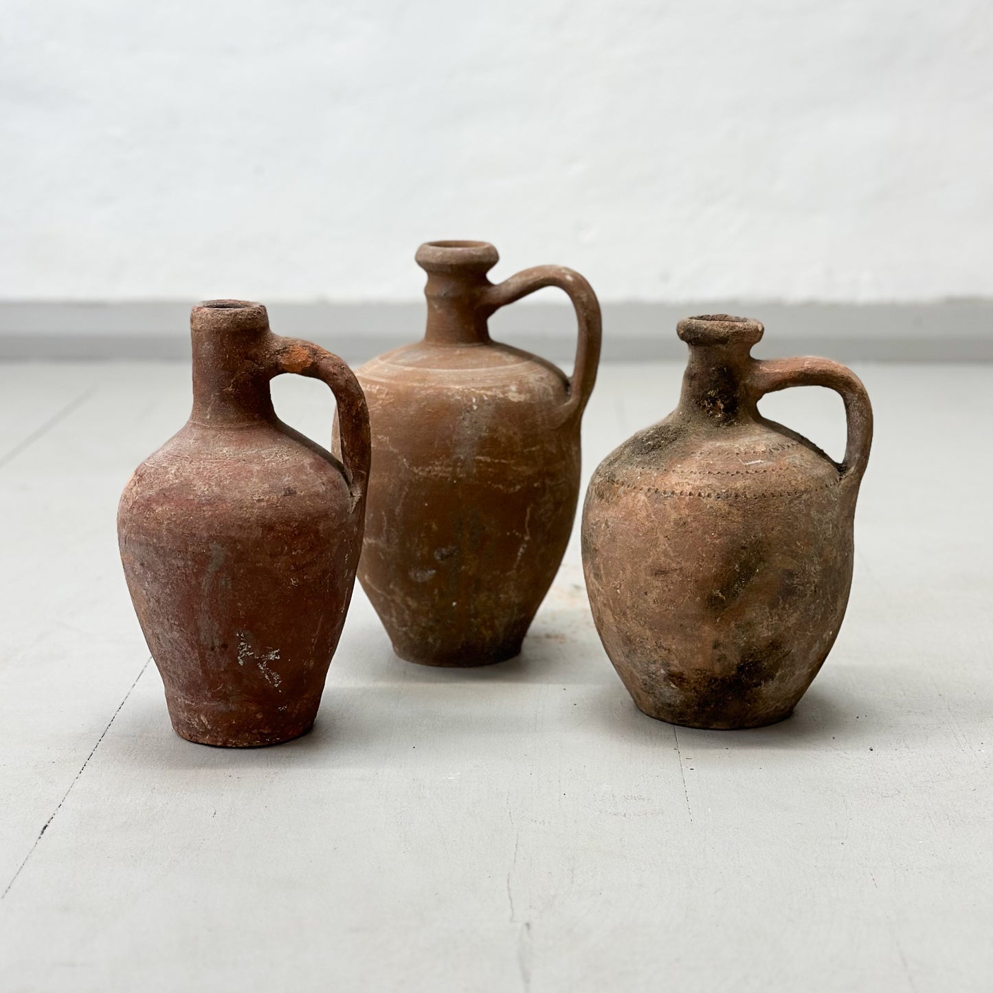 Small-Vintage-Yoz-Single-Handle-Turkish-Pot-Urn-Jug-Terracotta-Water-Jug