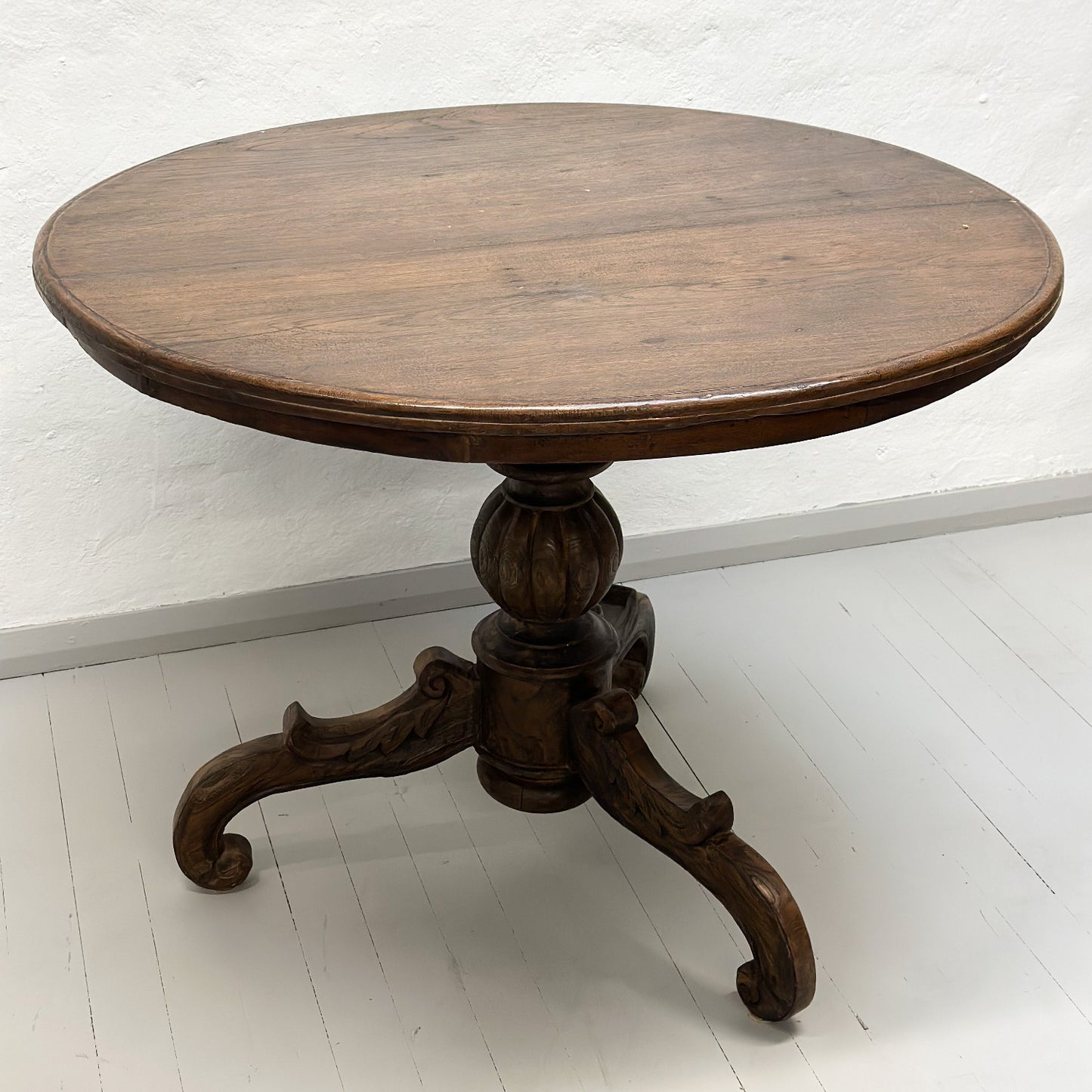 Antique Timber Pedestal Table